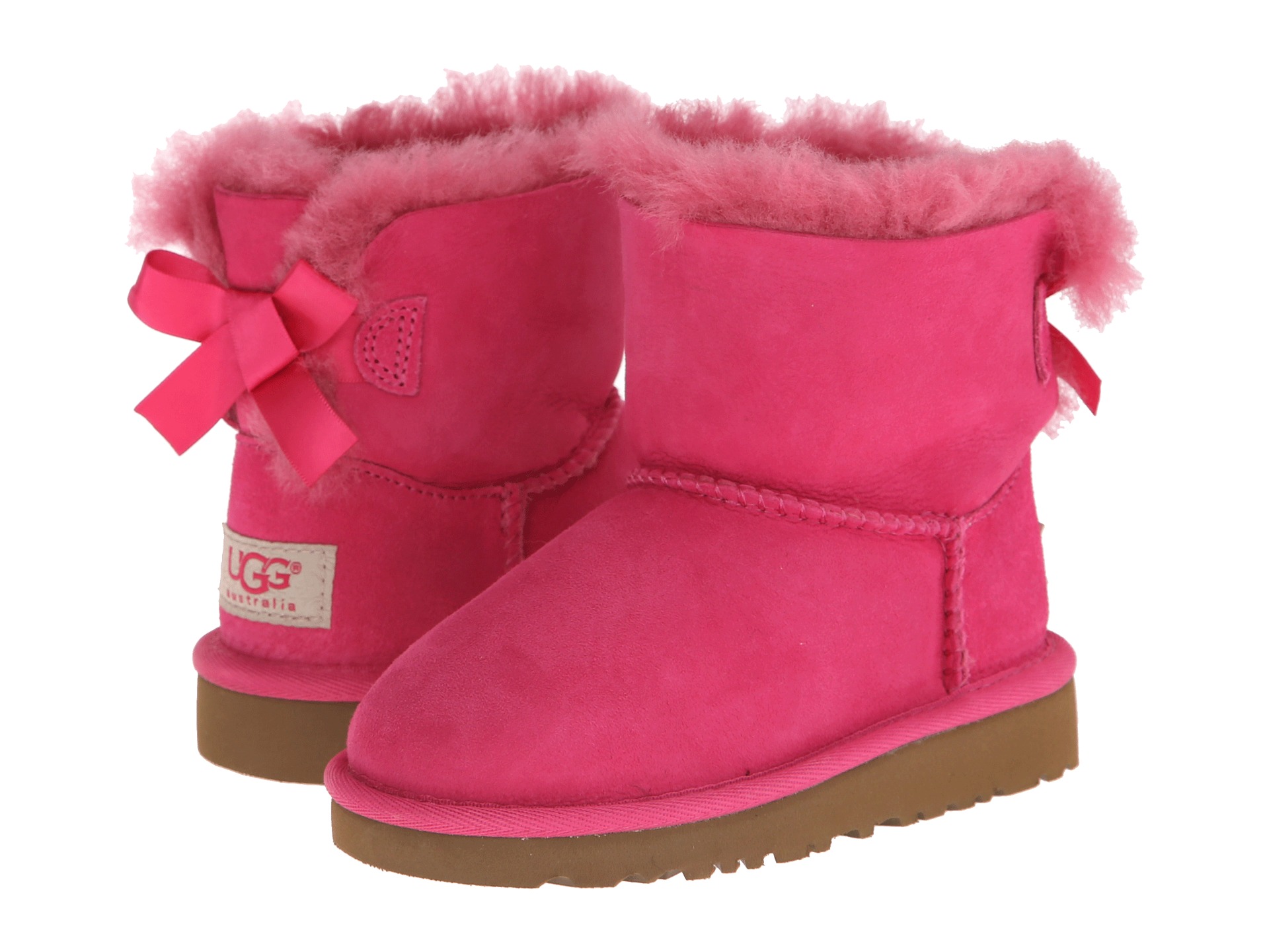 UGG Kids Mini Bailey Bow (Toddler/Little Kid) at Zappos.com