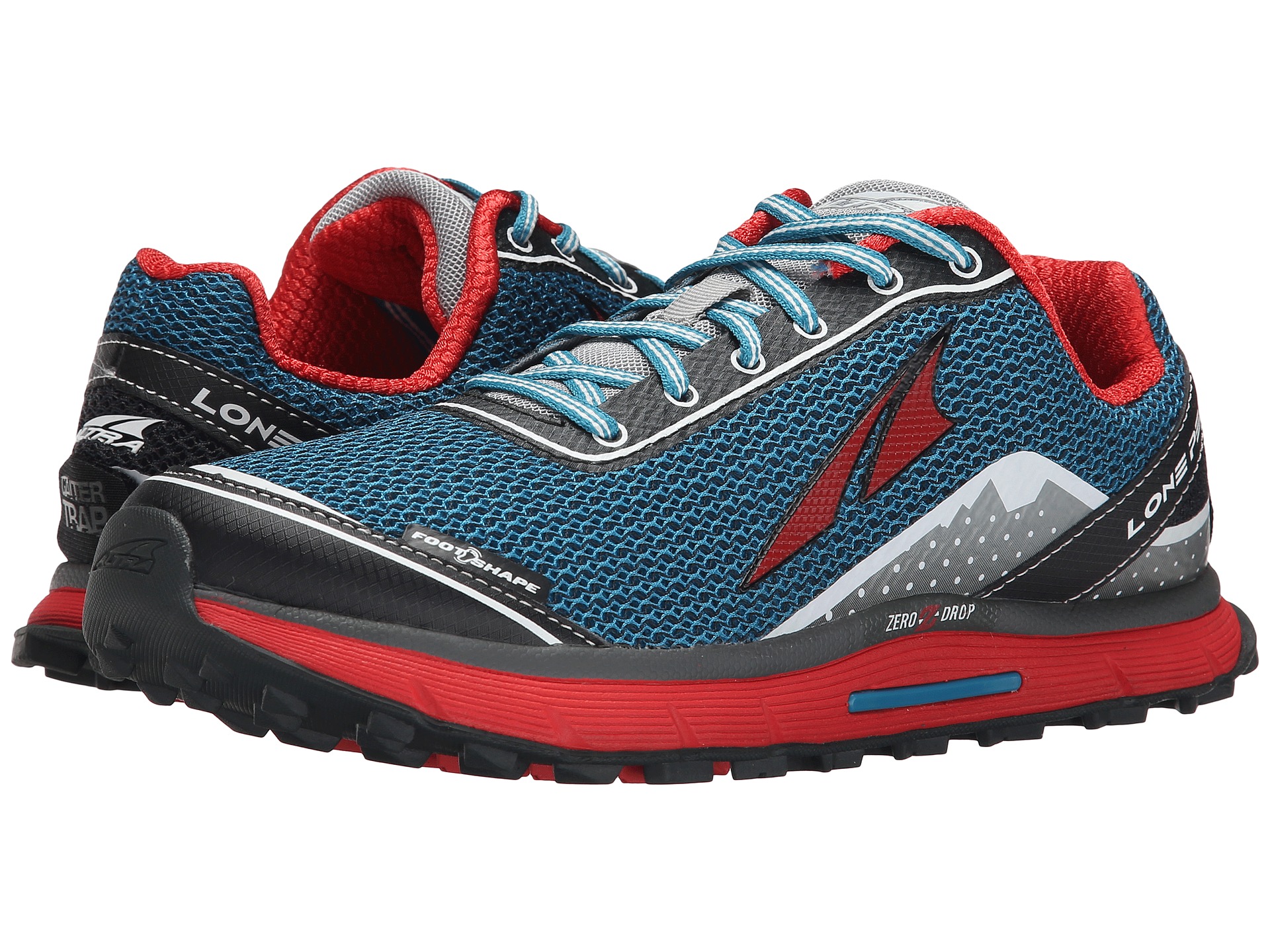 Altra Zero Drop Footwear Lone Peak 2.5 Caribbean Blue Free Shipping BOTH Ways