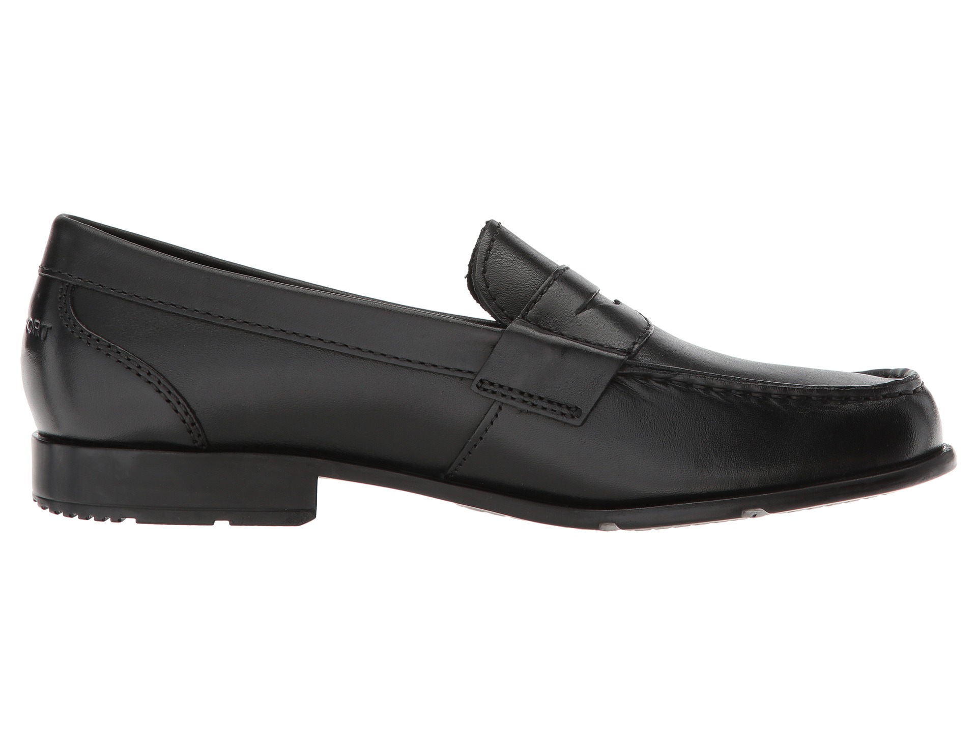 rockport leather penny loafer