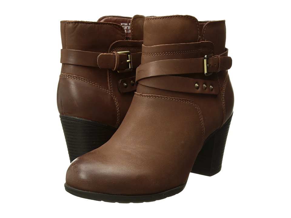 Rockport City Casuals Catriona Buckle Bootie (Nutella Nubuck)