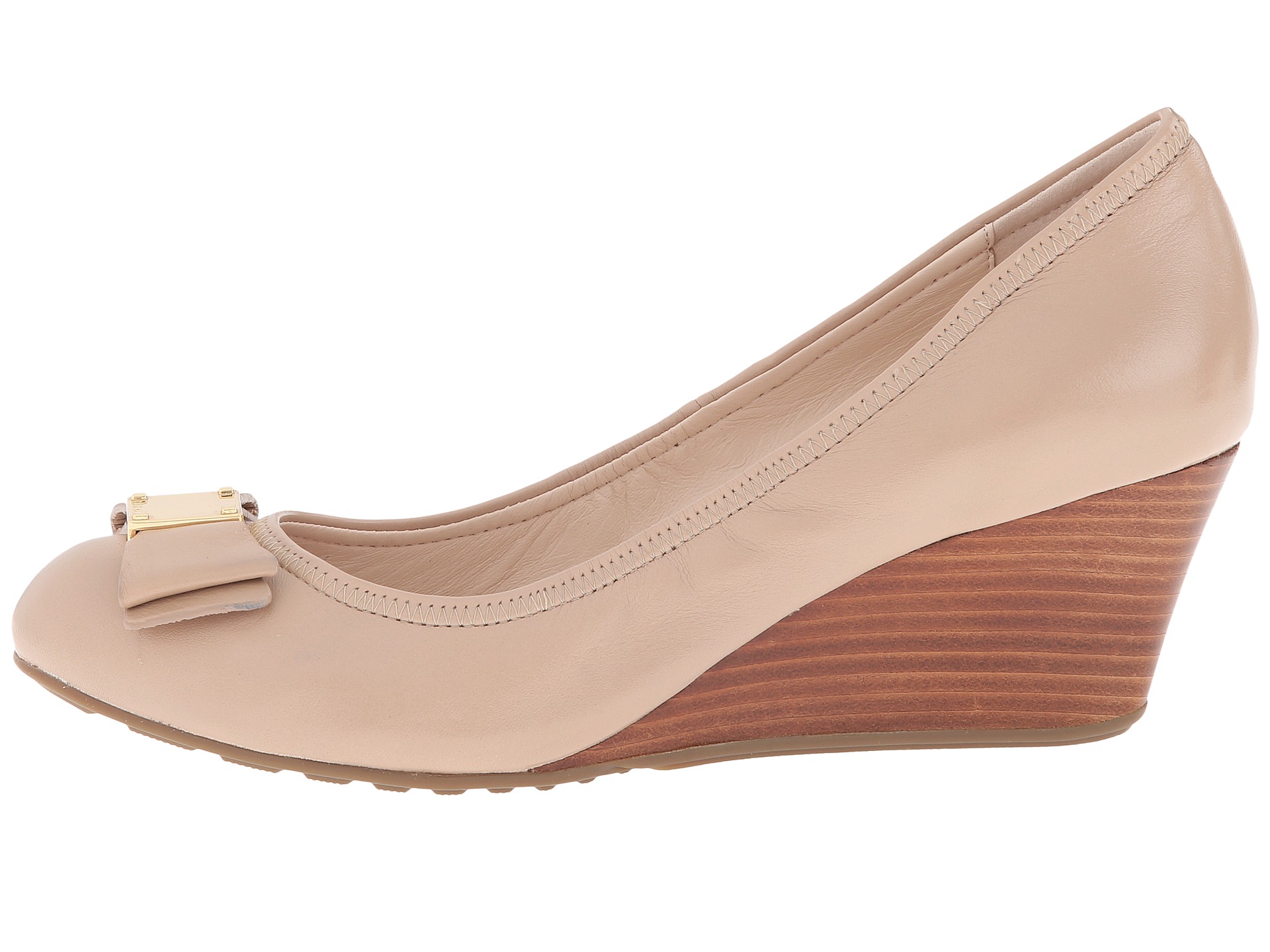 cole haan bow wedge