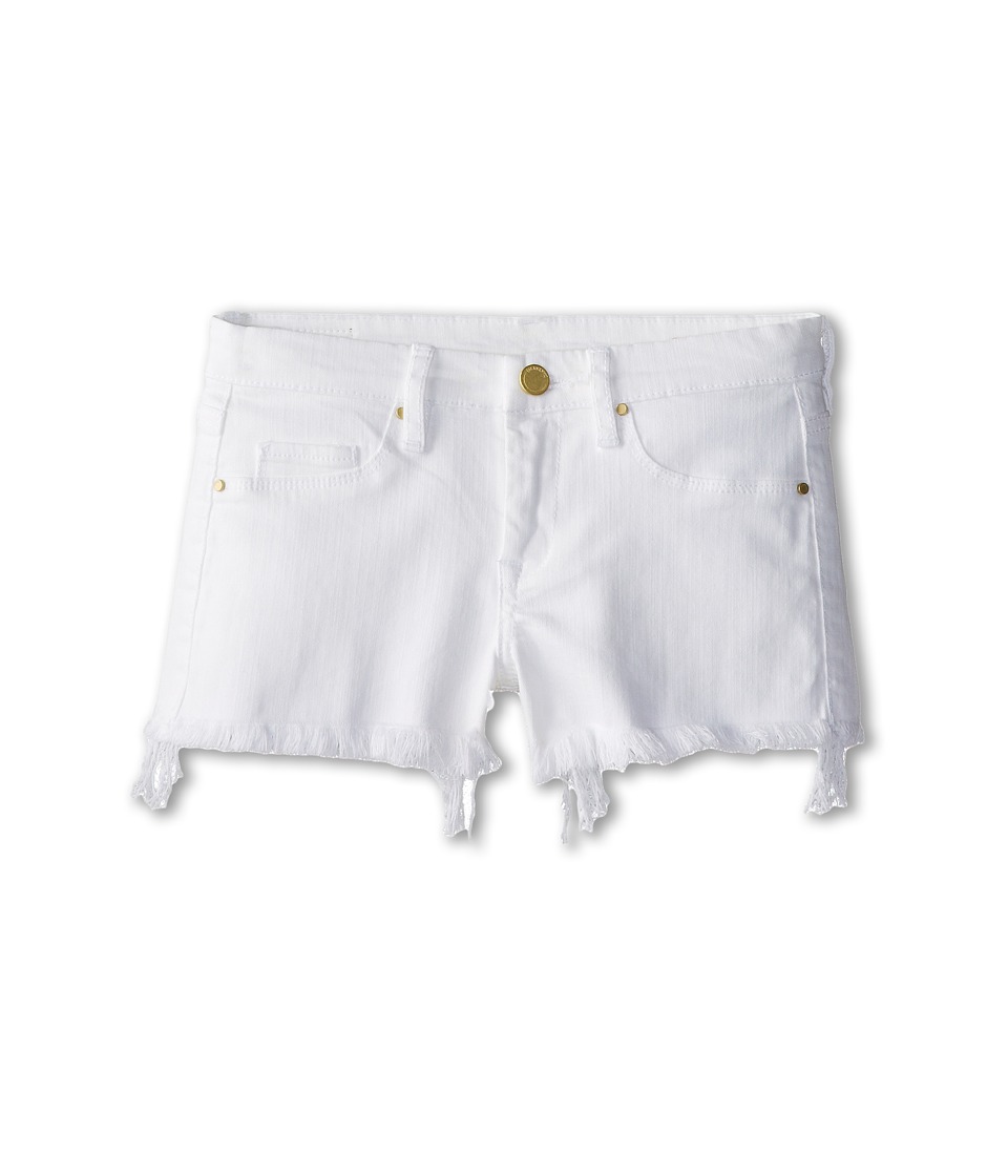 Blank NYC Kids - Cut Off Shorts in White Lines (Big Kids) (White Lines) Girls Shorts