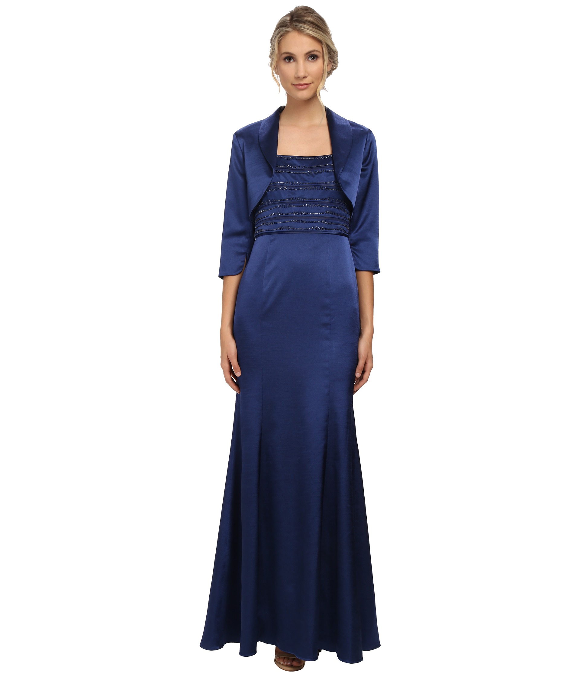 gown with jacket