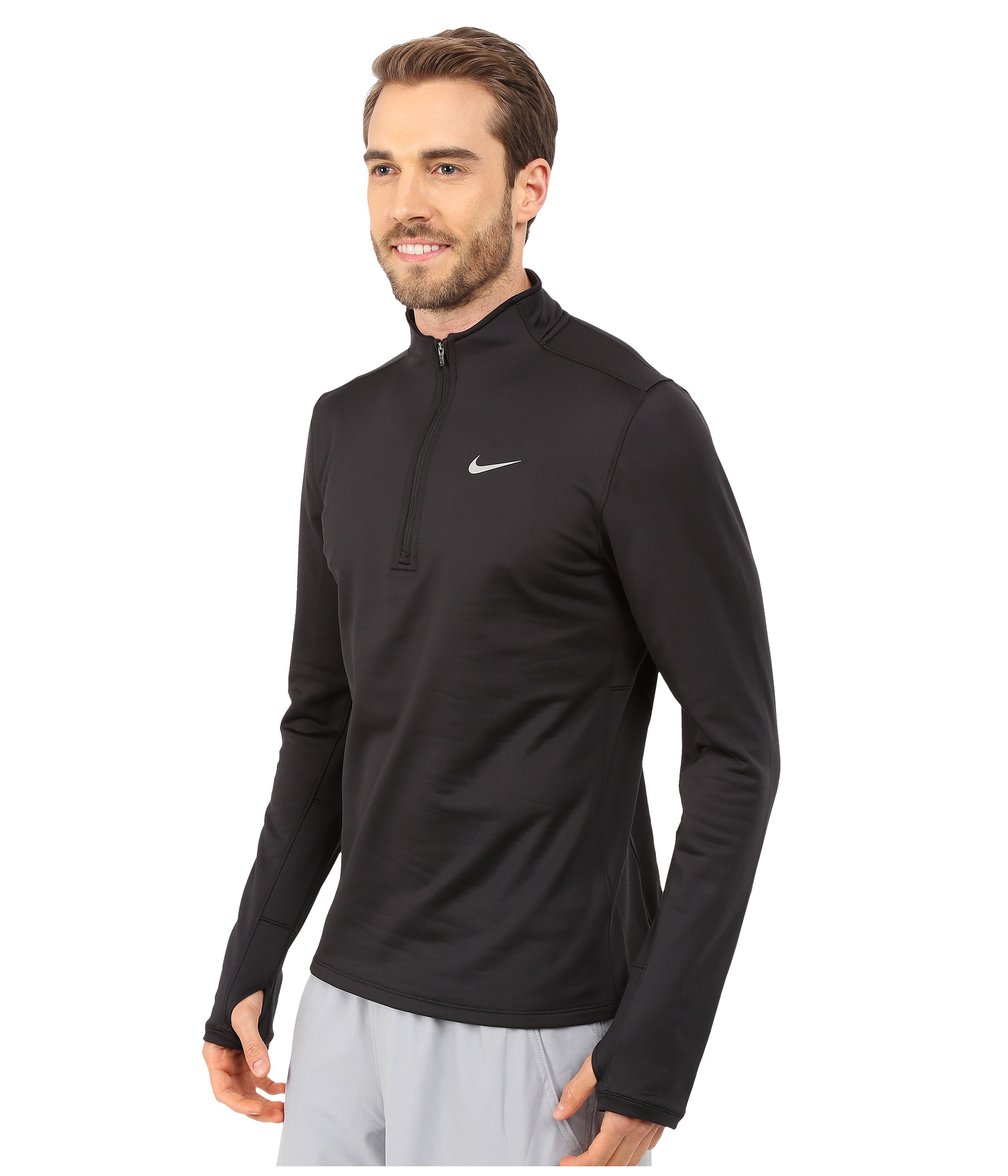 nike dri fit half zip mens