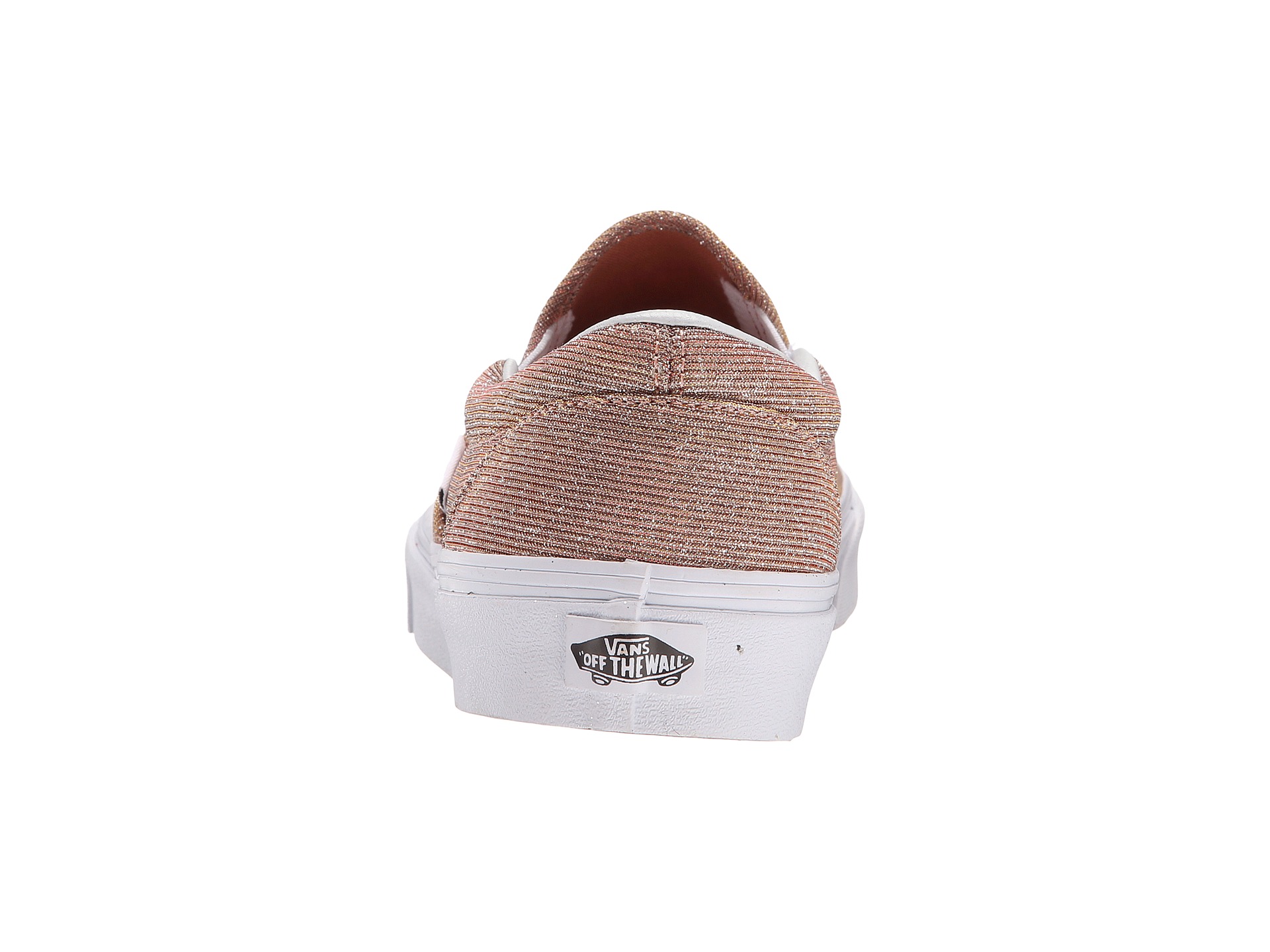 rose gold sparkly vans
