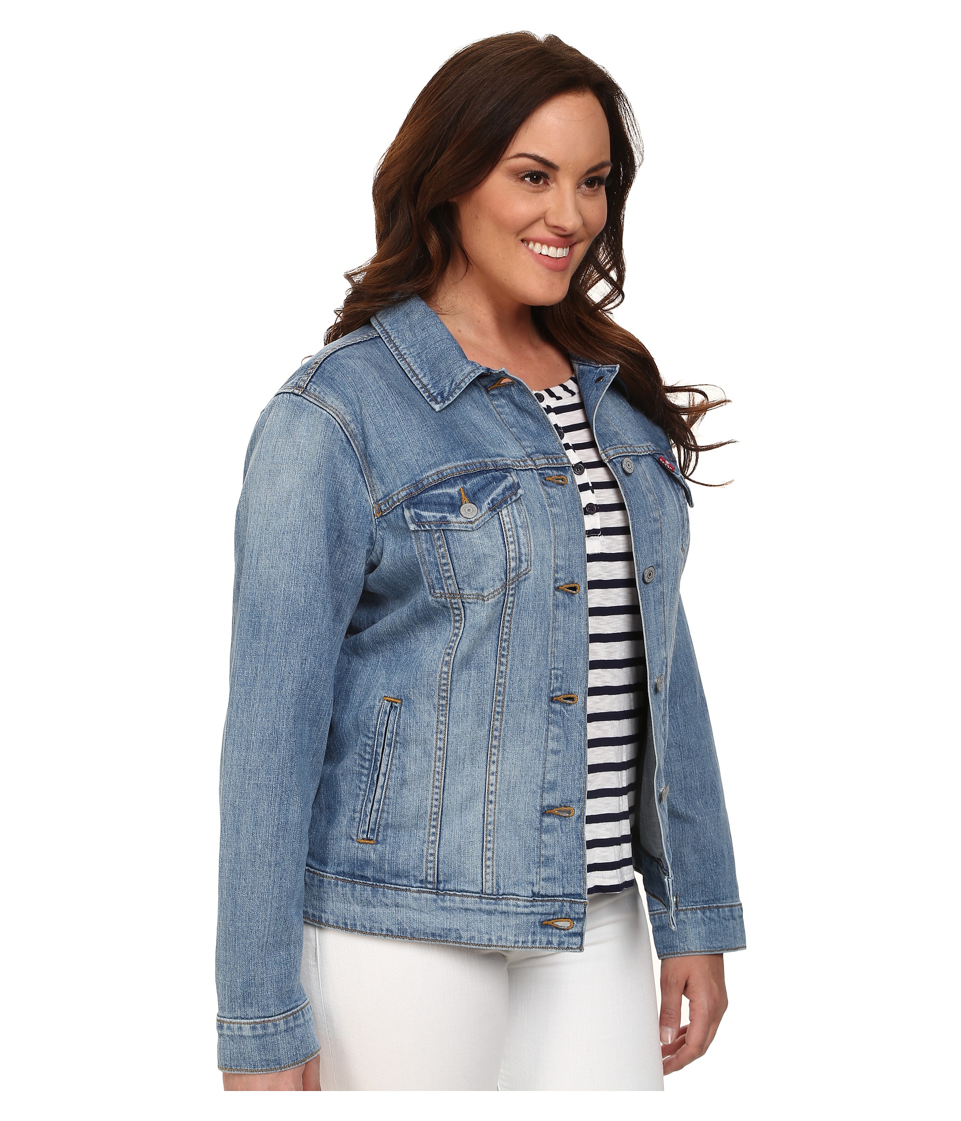 levi's plus size denim jacket