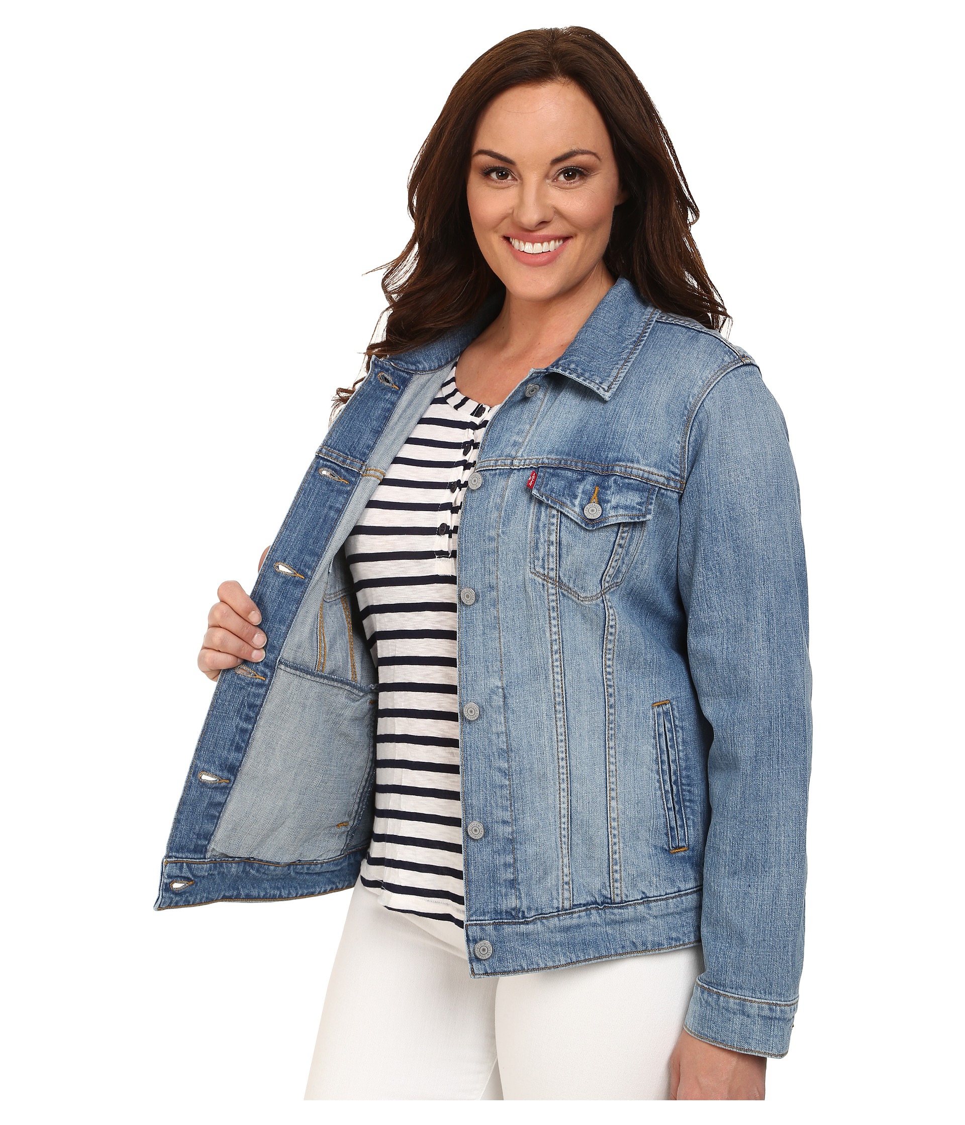 levi's plus size denim jacket