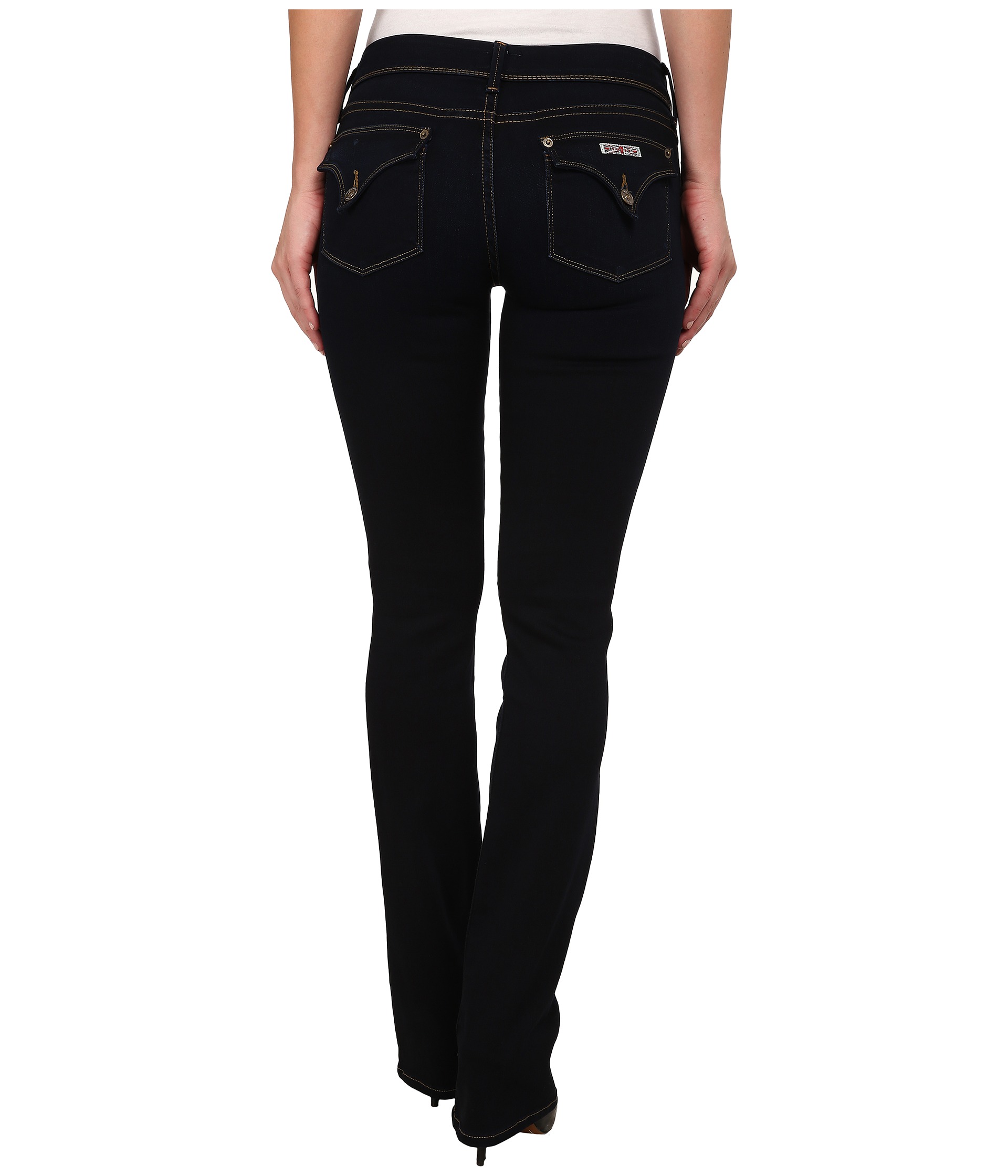 Hudson Beth Mid Rise Baby Boot Jeans in Delilah at Zappos.com