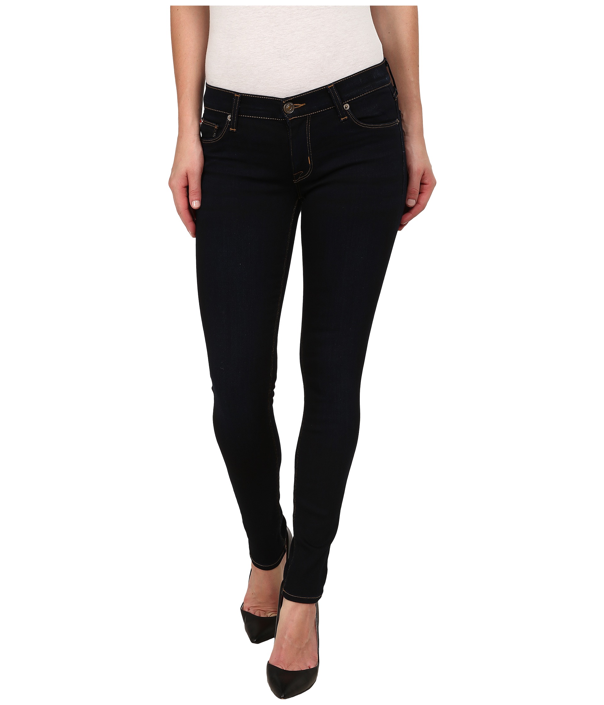 Hudson Krista Super Skinny Jeans in Delilah Delilah - Zappos.com Free ...