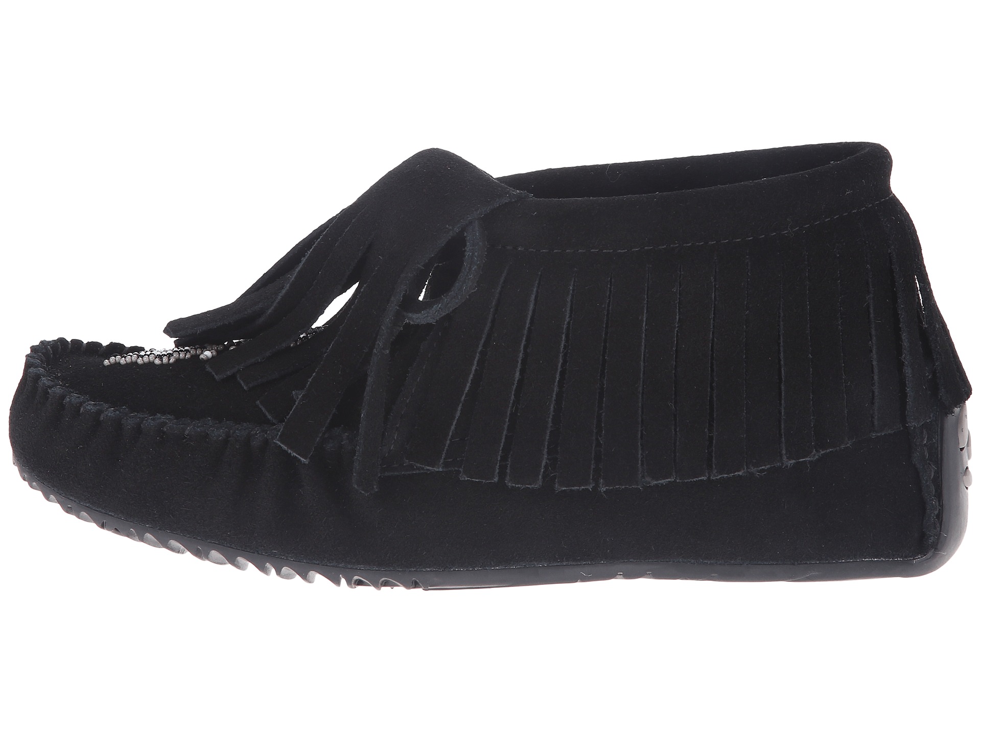 Manitobah Mukluks Paddle Suede Moccasin Vibram Charcoal - Zappos.com ...