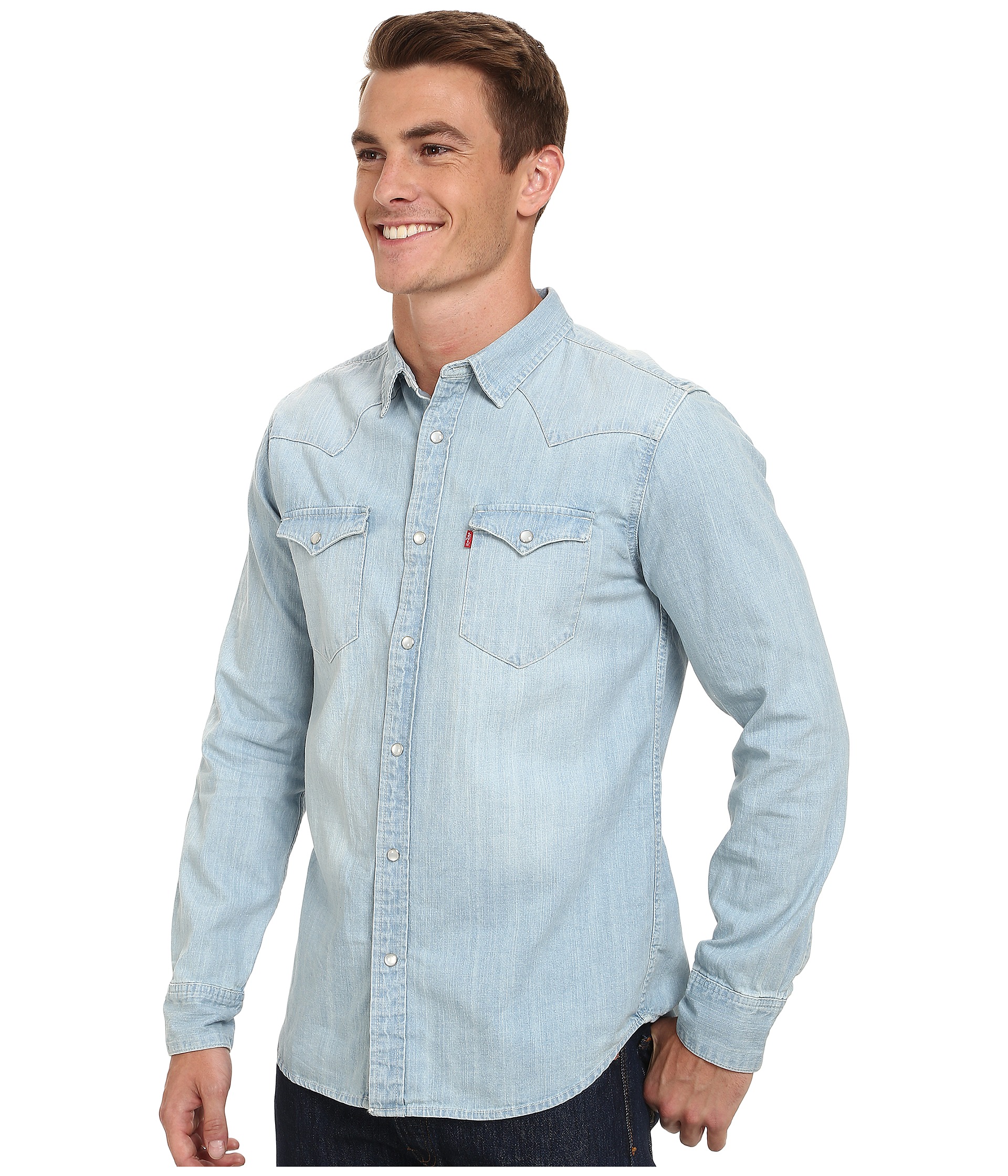 Levi's® Standard Barstow Western Shirt at Zappos.com