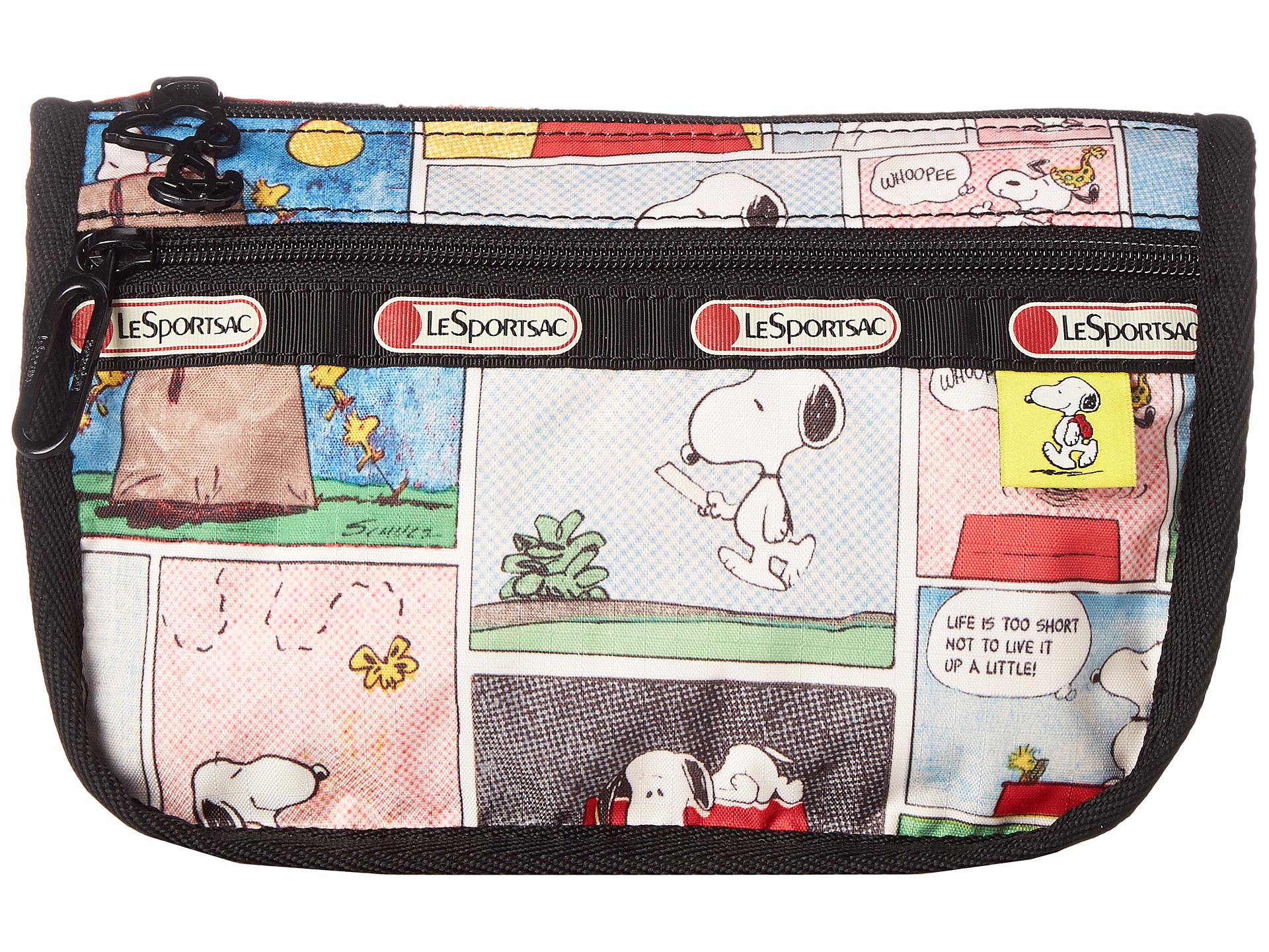 LeSportsac Travel Cosmetic Snoopy Patchwork - Zappos.com Free Shipping ...