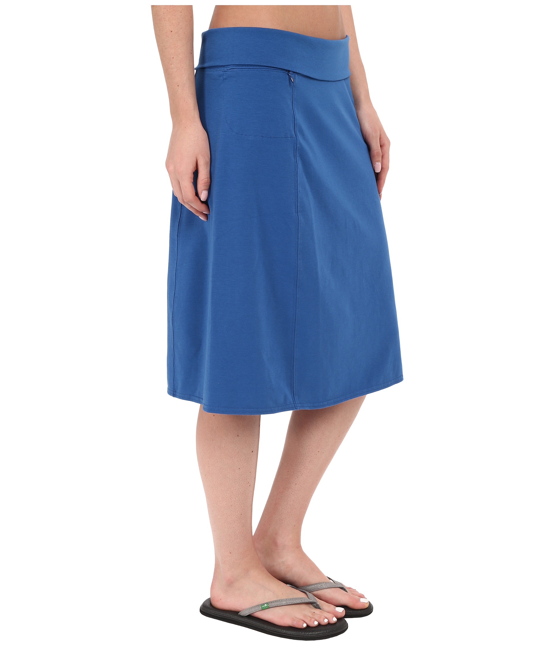 Royal Robbins Essential Rollover Skirt Lime, Clothing