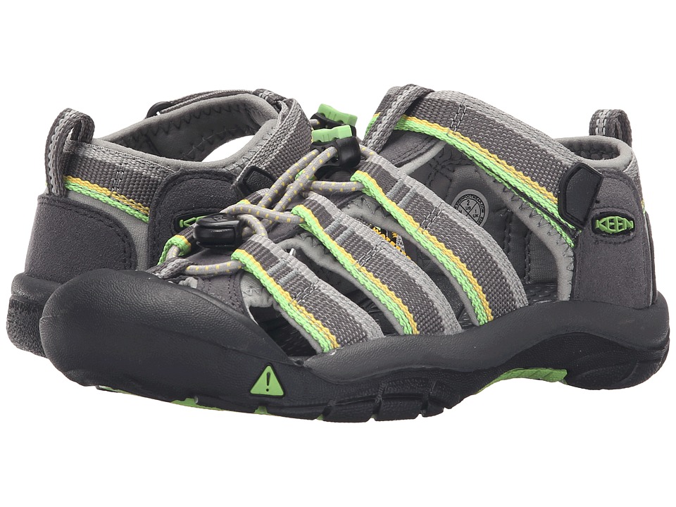 Keen Kids Newport H2 (Little Kid/Big Kid) (Racer Gray) Kids Shoes