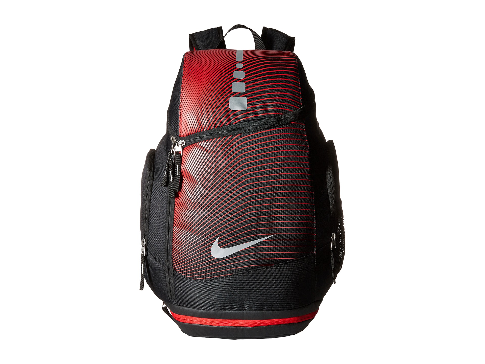 Nike Hoops Elite Max Air Backpack GR Black/University Red/Metallic Silver - www.bagssaleusa.com Free ...