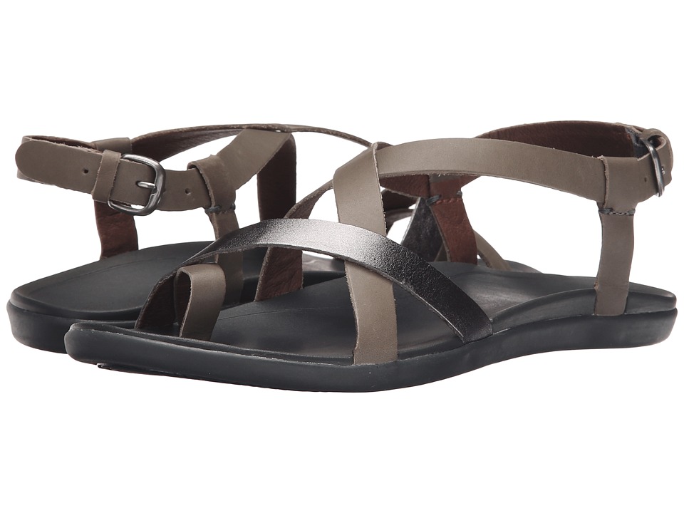 OluKai Upena (Charcoal/Pewter) Sandals