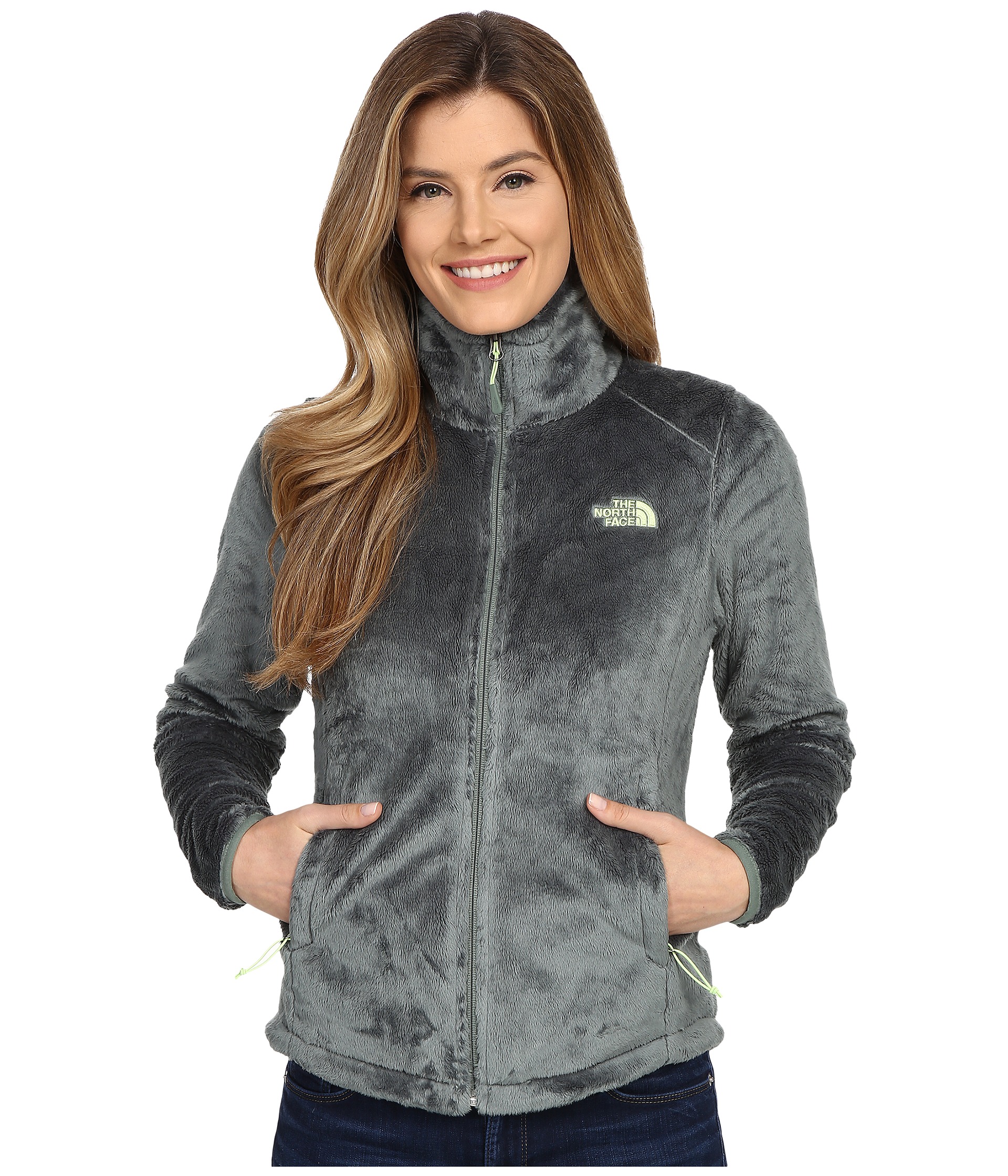 The North Face Osito 2 Jacket Laurel Wreath Green - Zappos.com Free ...