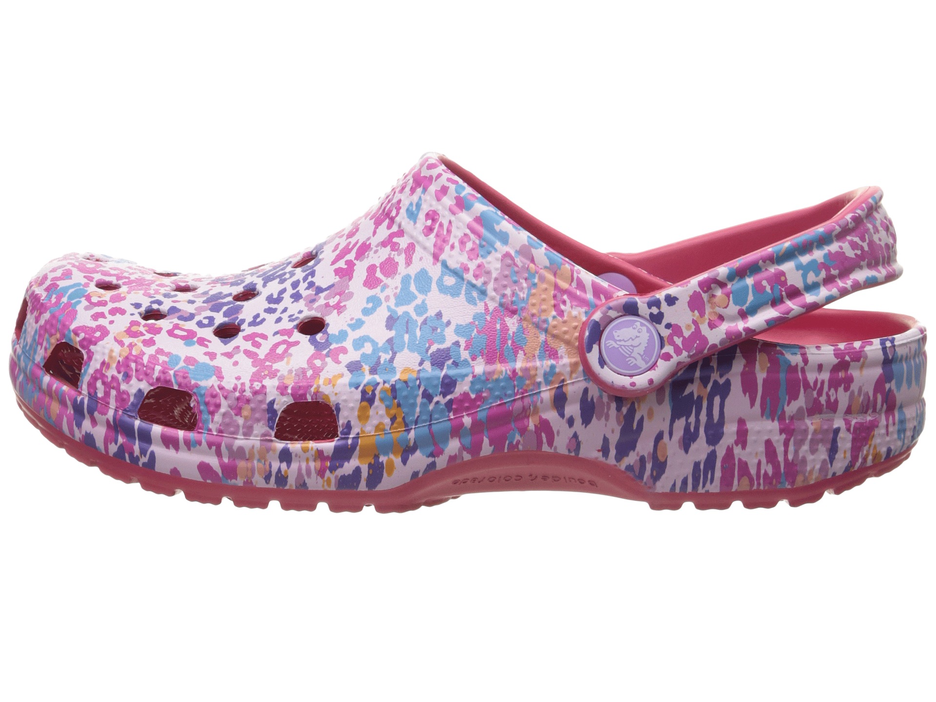 women's floral crocs