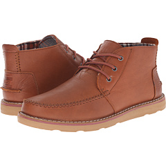TOMS Chukka Boot Brown Full Grain Leather - Zappos.com Free Shipping ...