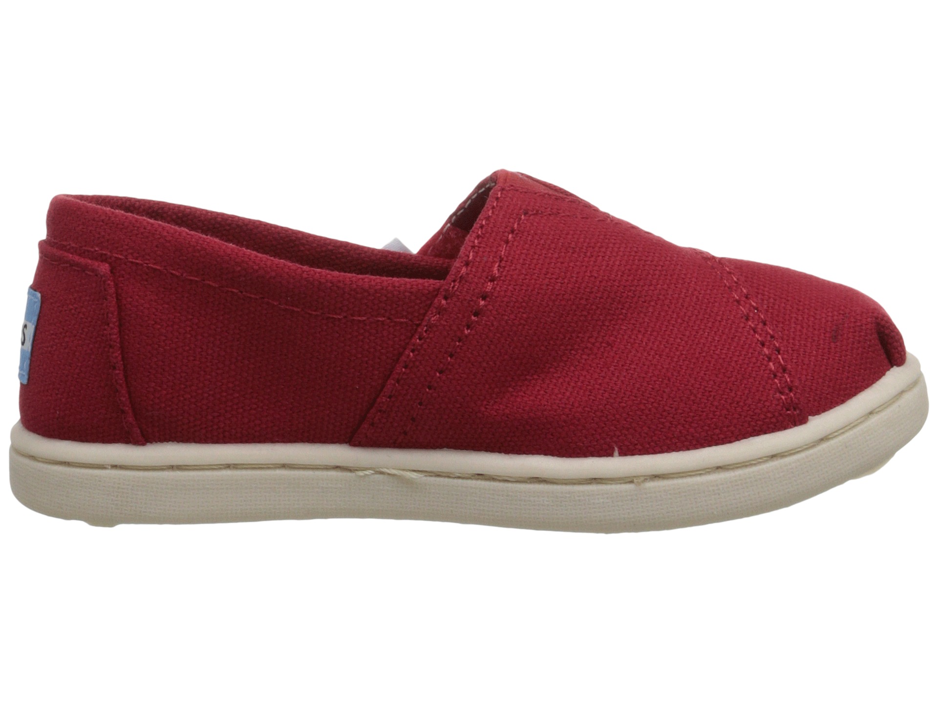 TOMS Kids Classics (Infant/Toddler/Little Kid) Red - Zappos.com Free ...