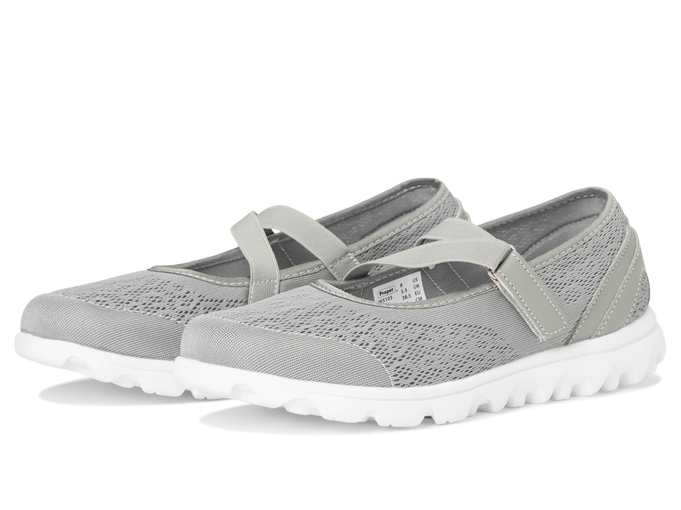 Propet TravelActiv Mary Jane (Silver) Women's Shoes
