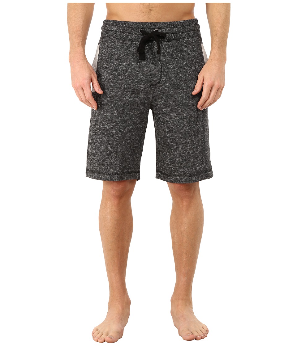 2(X)IST - Athleisure - Active Core Terry Shorts (Black Heather) Mens Shorts