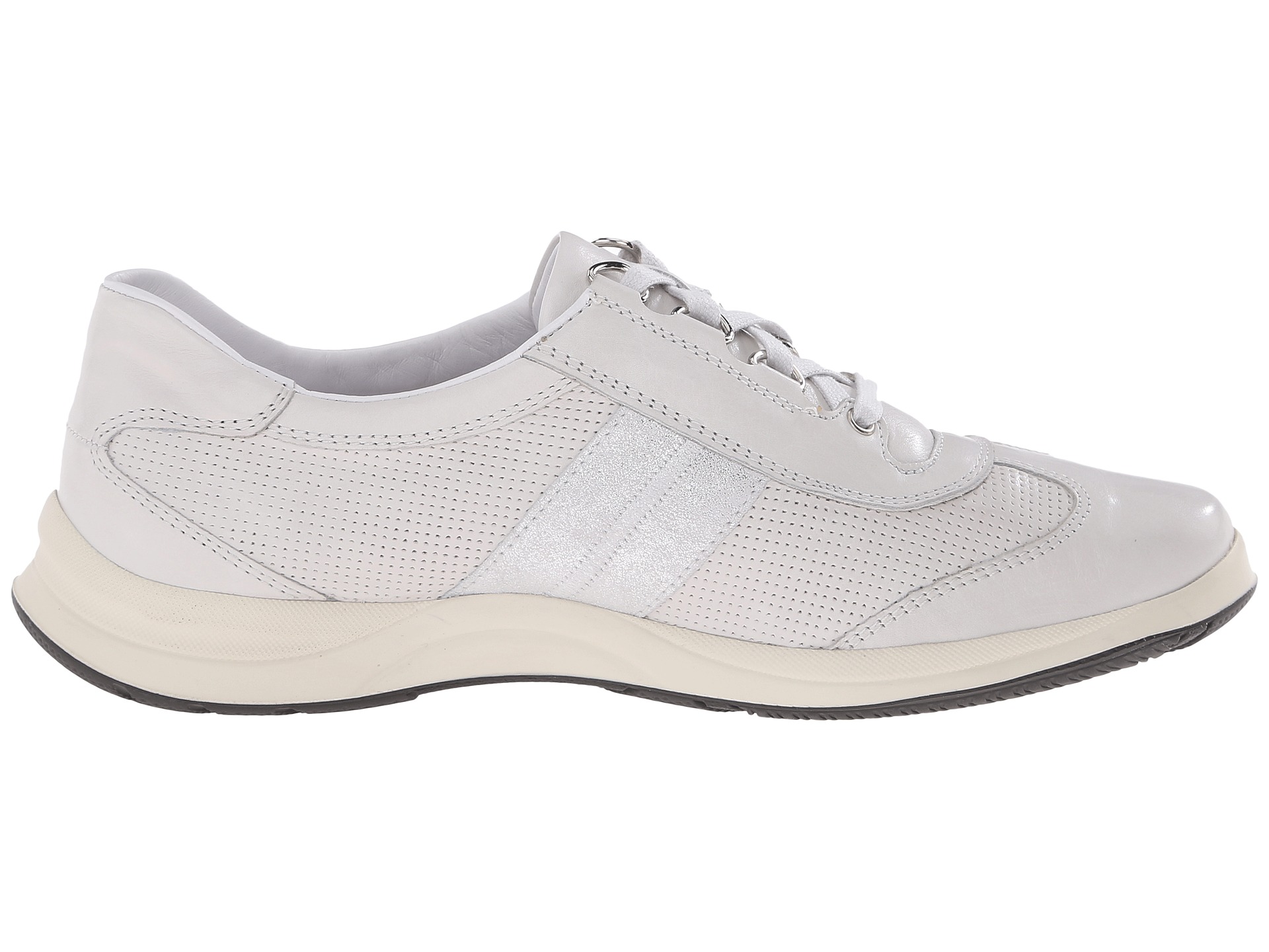 Mephisto Laser Perfore Grey Perl Calfskin - Zappos.com Free Shipping ...