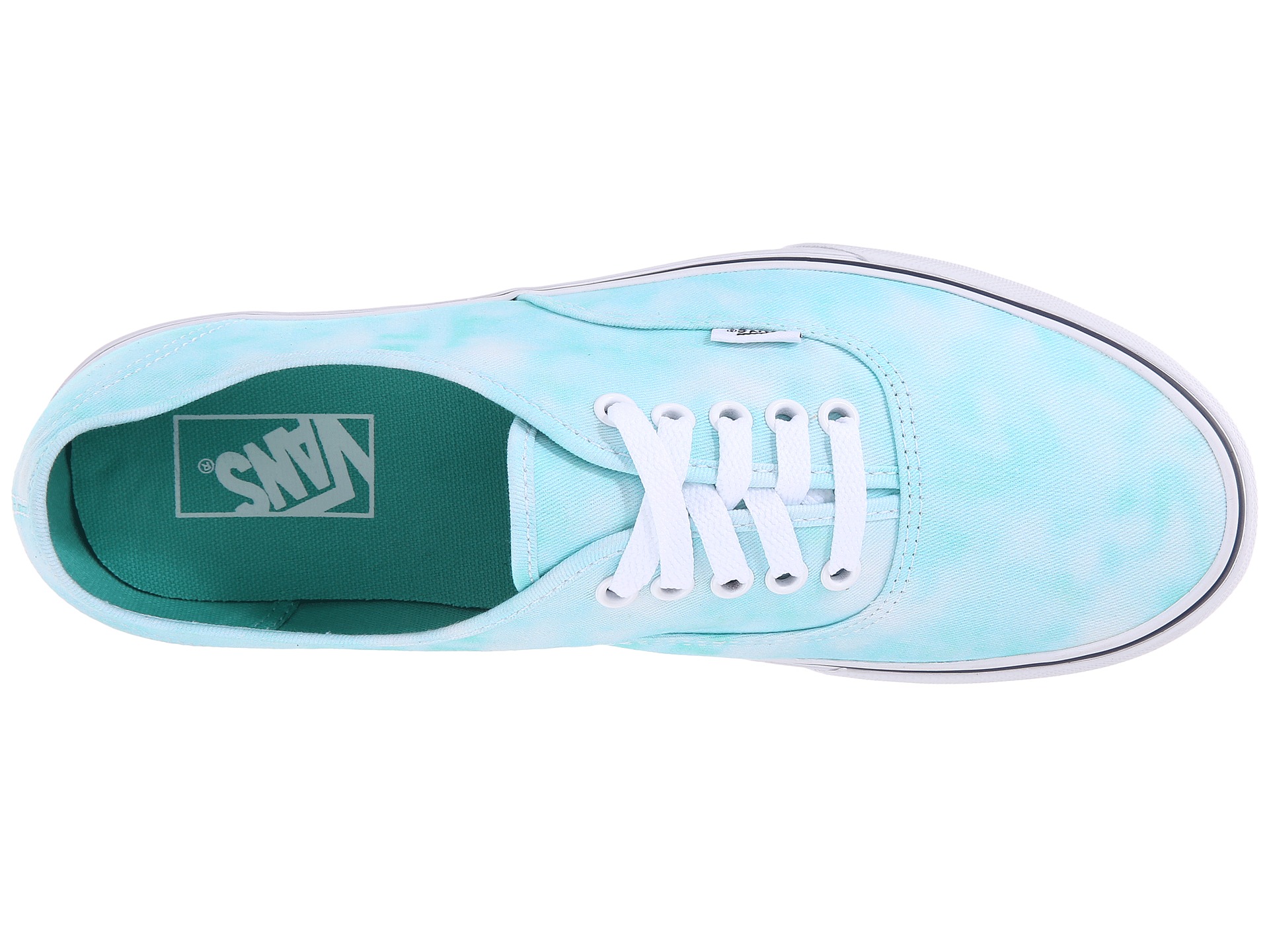 turquoise monochrome vans