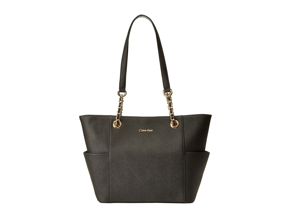 Calvin Klein - Key Items H3DA11HU (Black/Gold) Tote Handbags