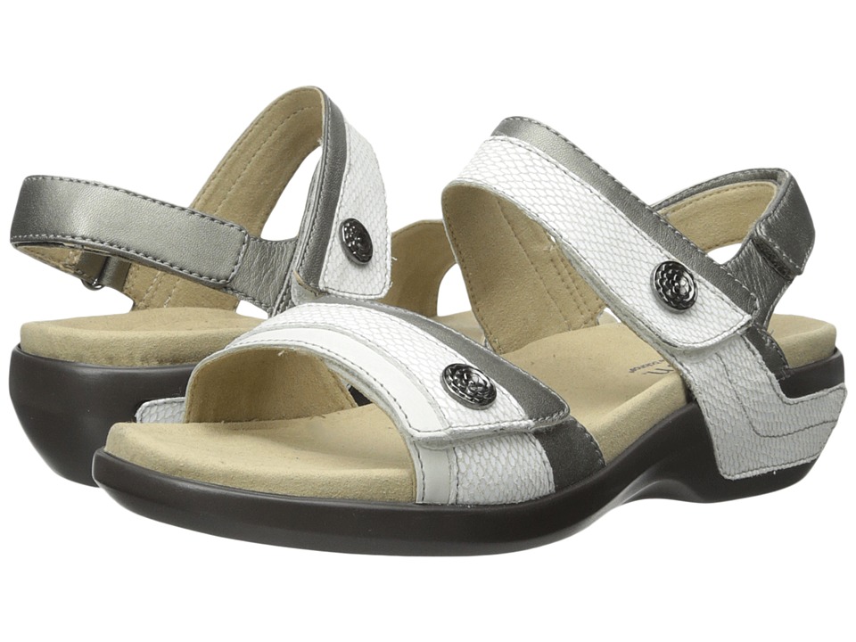 Aravon Katherine-AR (White Multi) Sandals