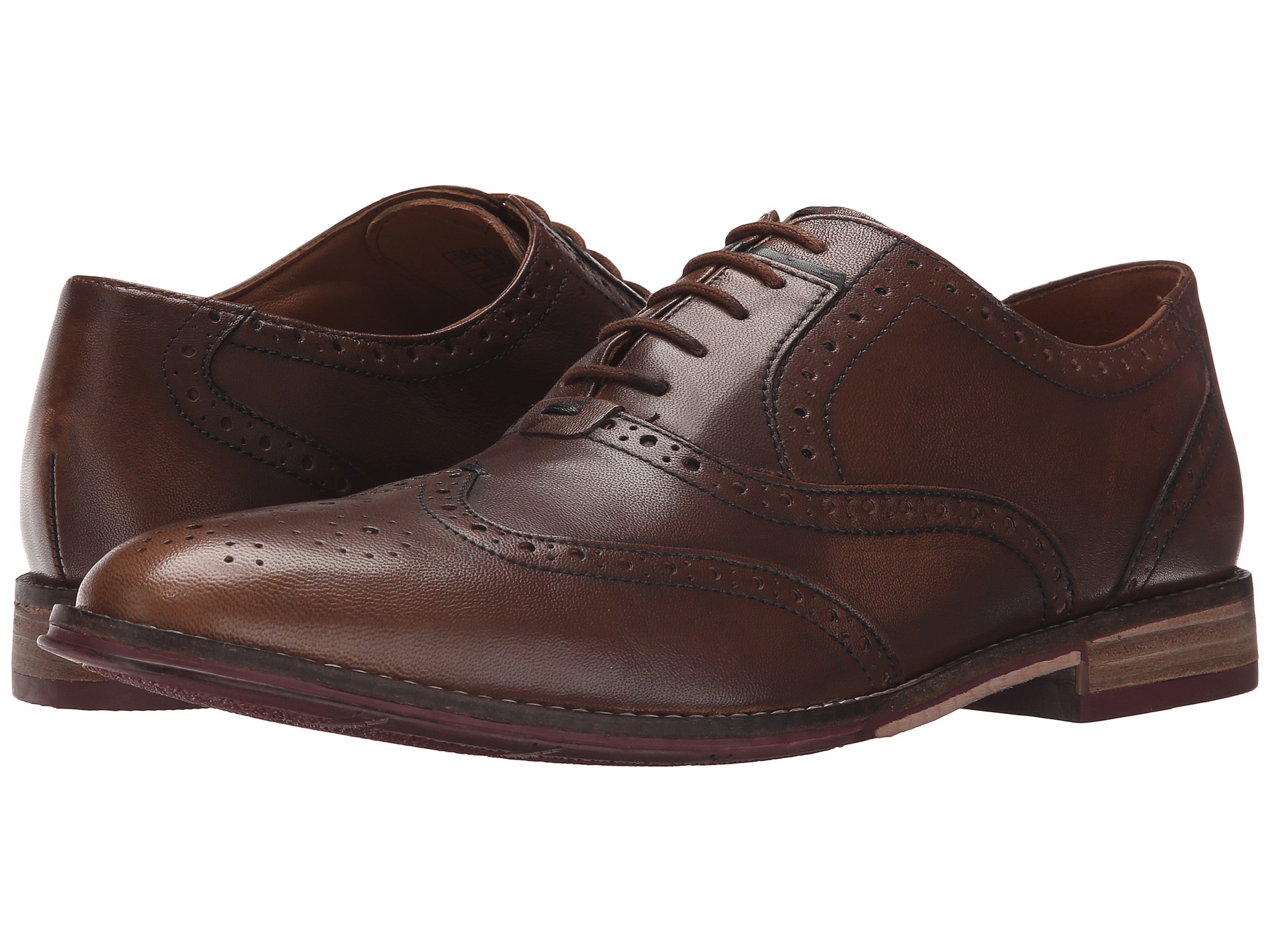 Hush Puppies Style Brogue Tan Leather