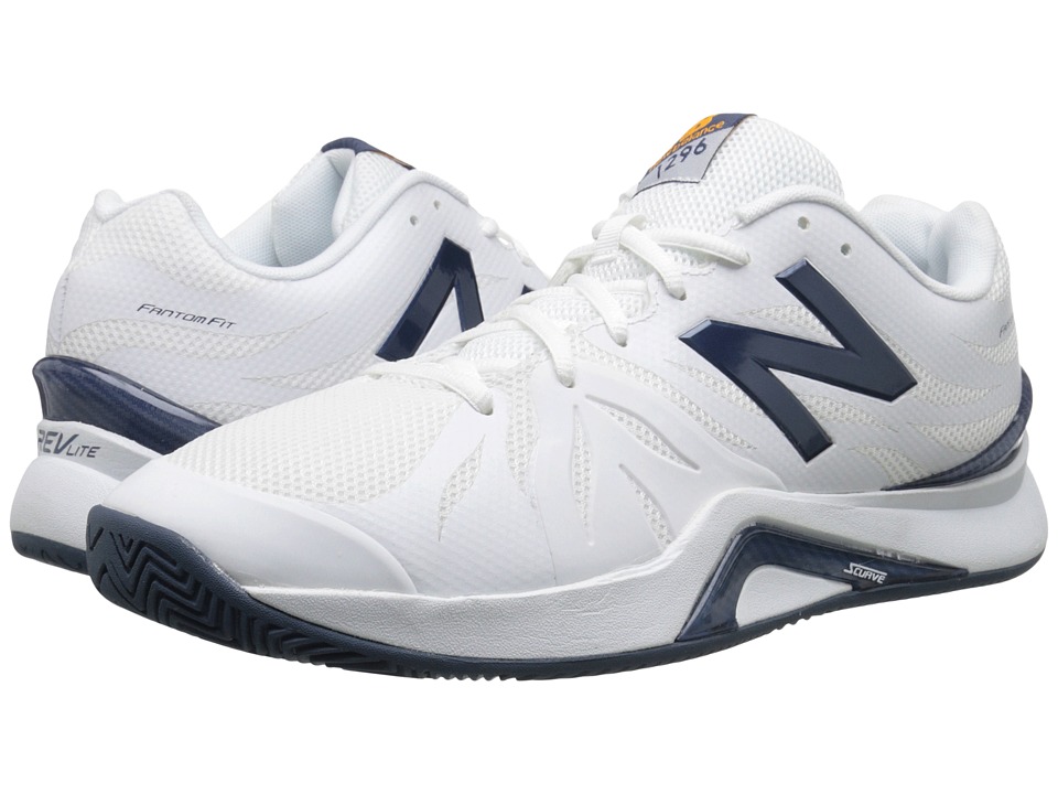New Balance - MC1296v2 (White/Blue) Mens Tennis Shoes