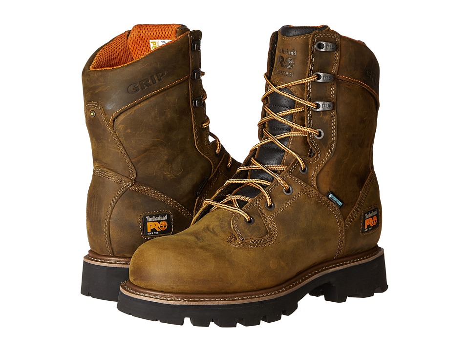 Sign up for new styles from Timberland PRO For anyone working around heavy equipment, Timberland men's work shoes with reinforced toes are a must. Foot injuries caused by falling tools and toppling machinery can be very serious, so you'll want to protect yourself with a pair of steel toe men's work boots before heading to work.