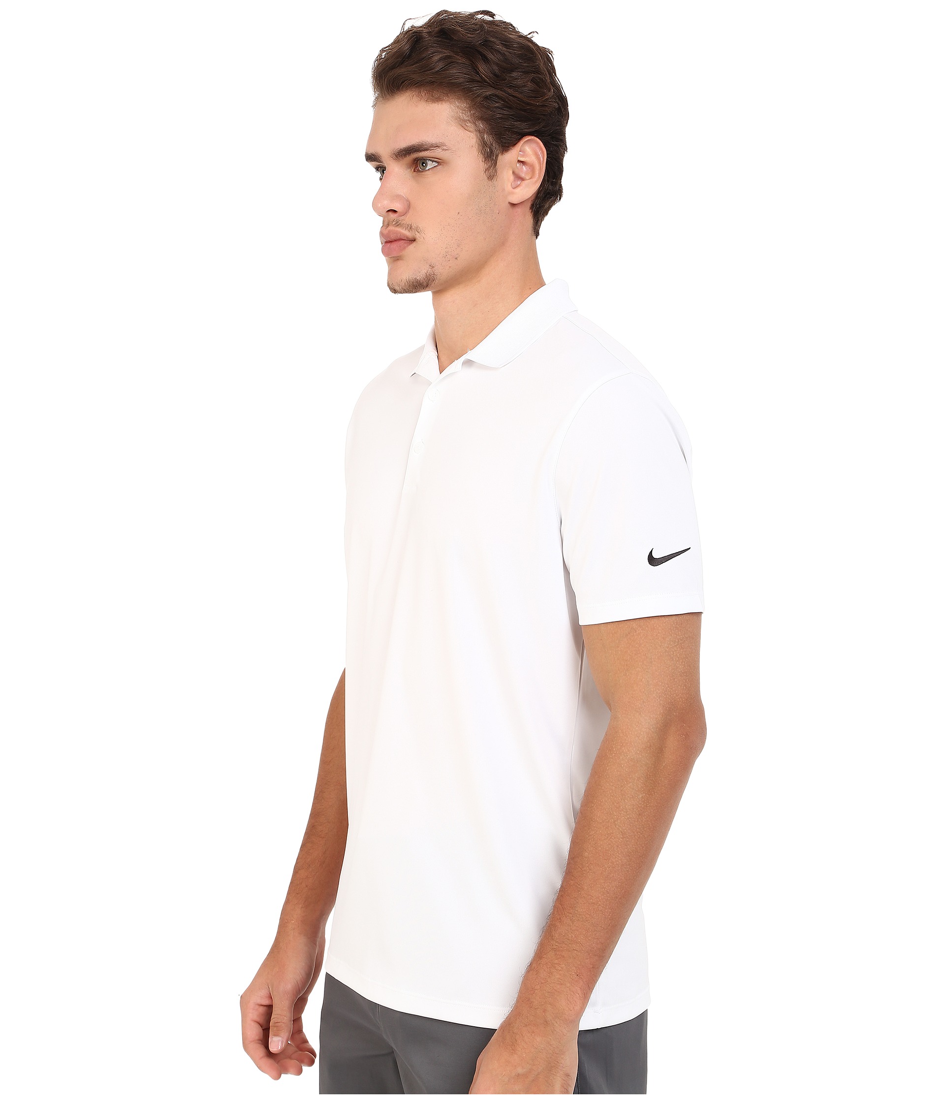 Nike Golf Victory Solid Polo White/Black