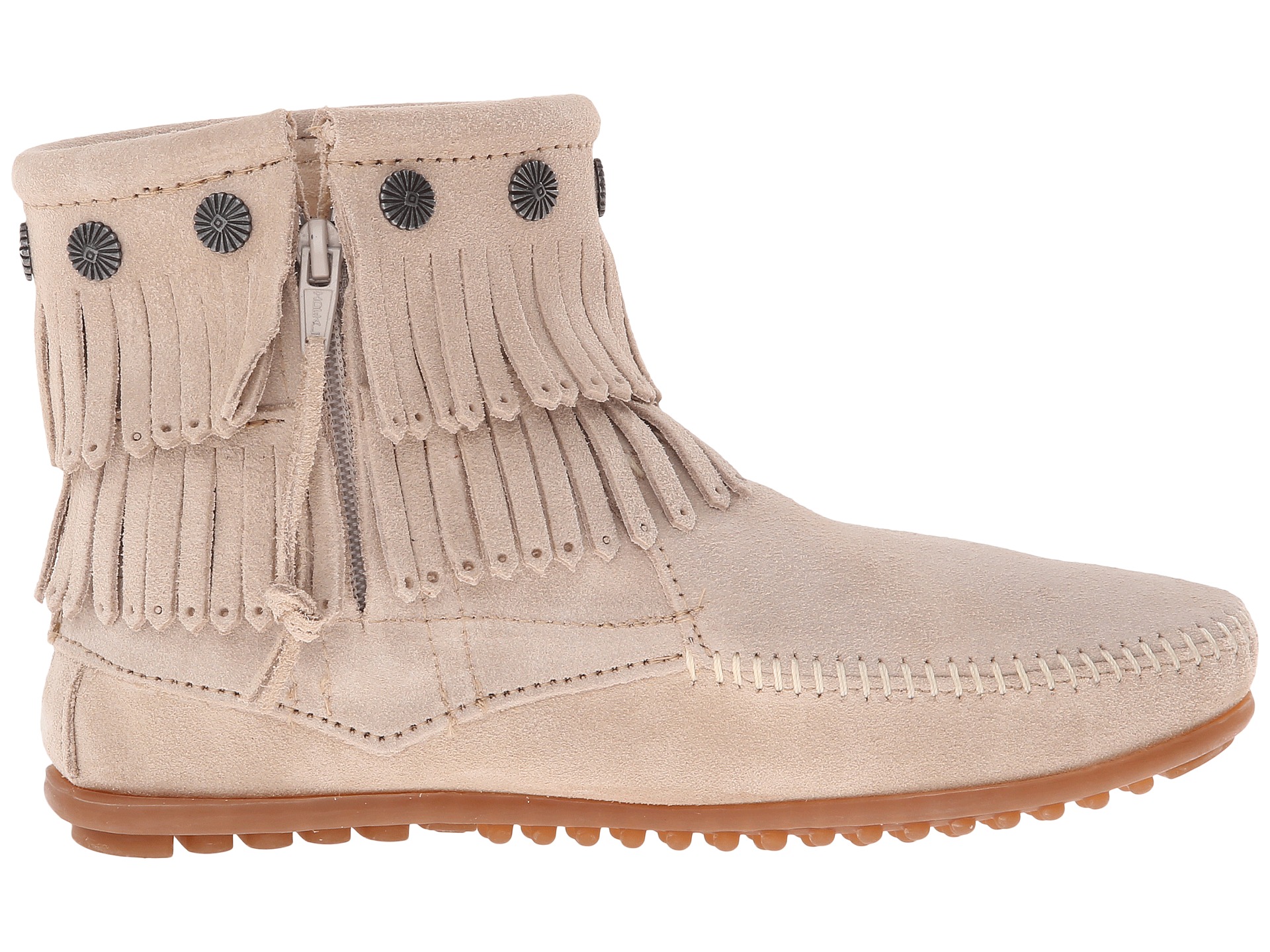 minnetonka double fringe boot