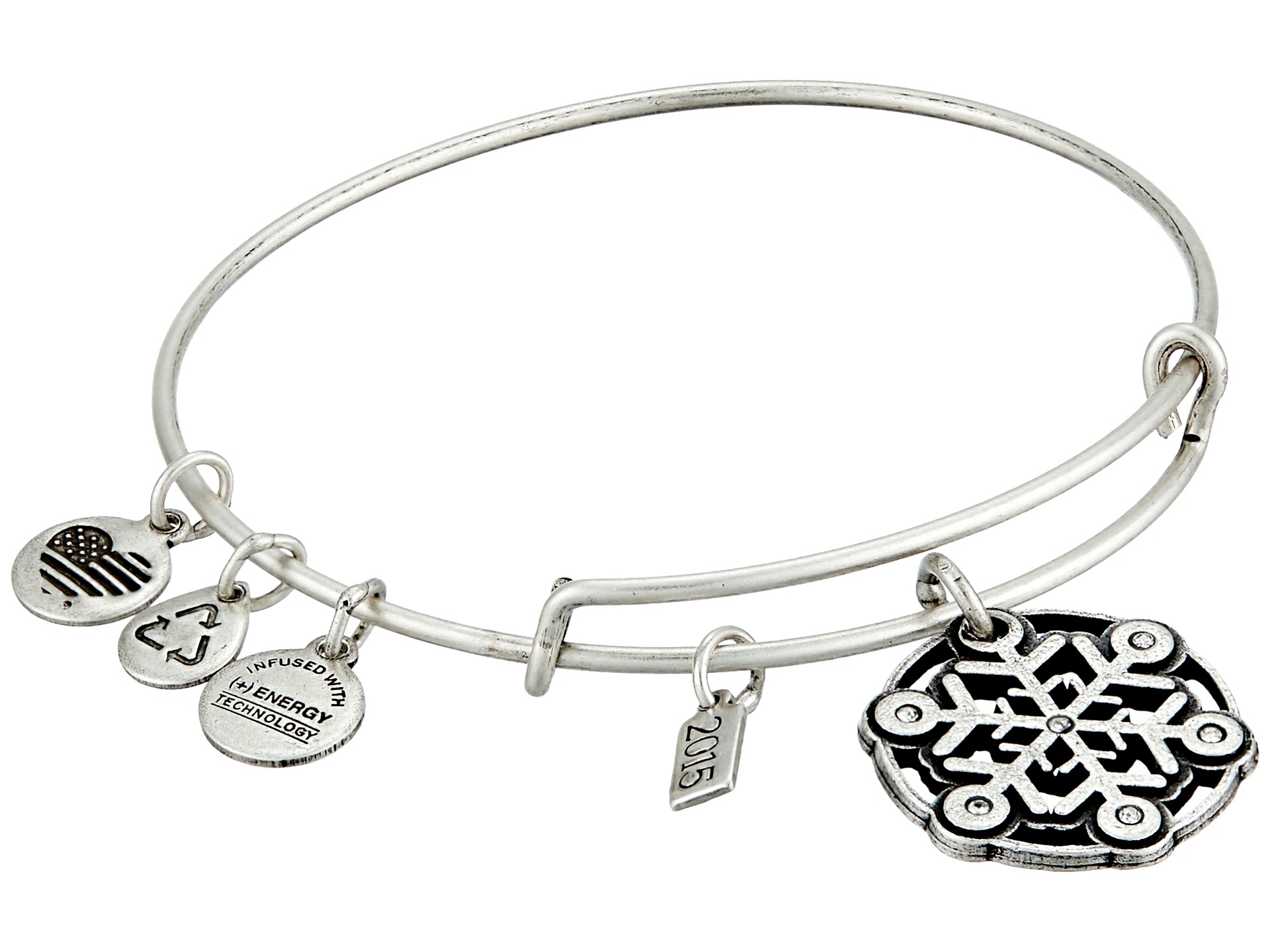 Alex and Ani Limited Edition 2015 Snowflake Bracelet at Zappos.com