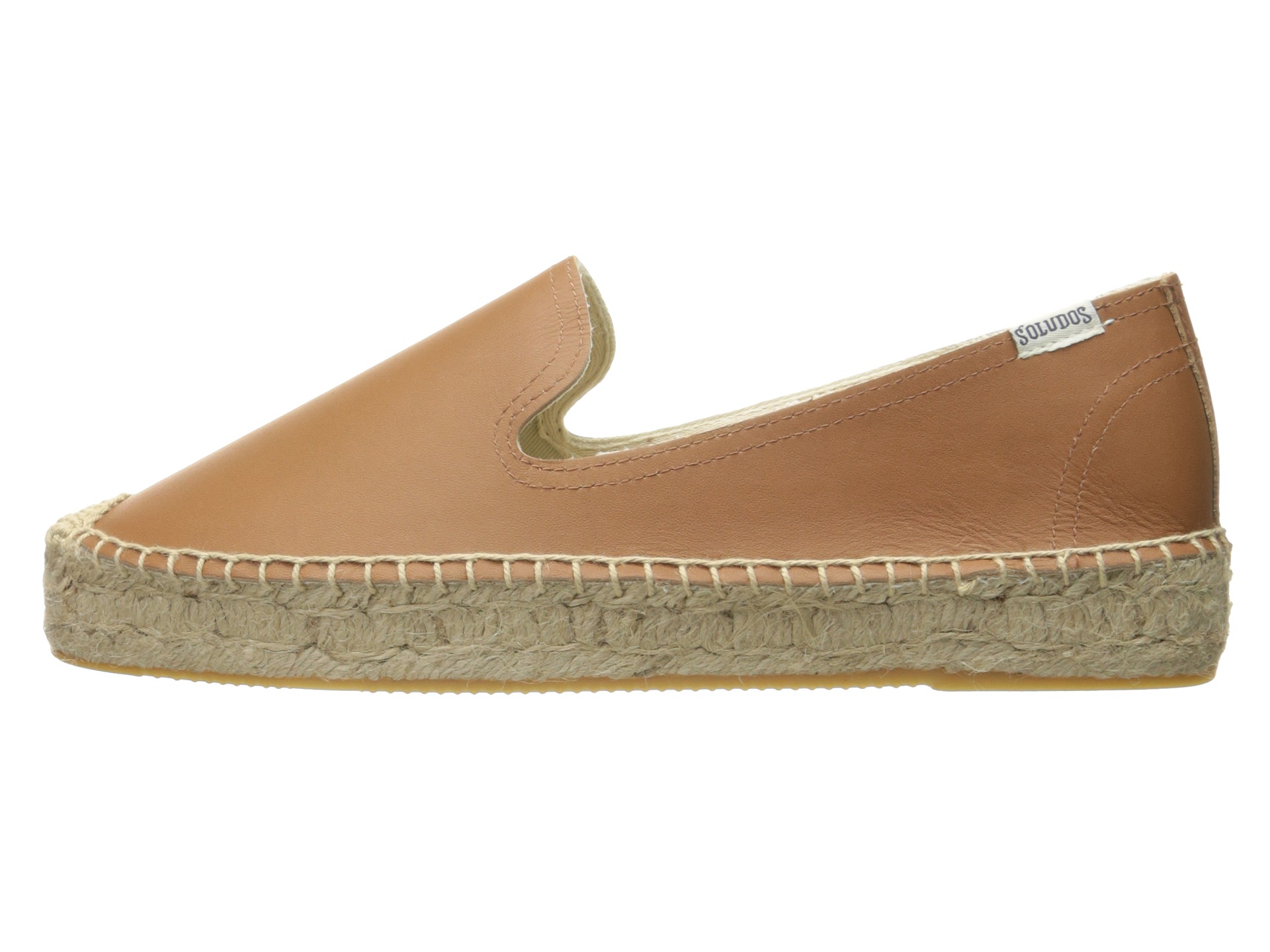 soludos leather smoking slipper