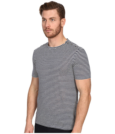 THE KOOPLES Sport Striped Linen Jersey Tee Shirt