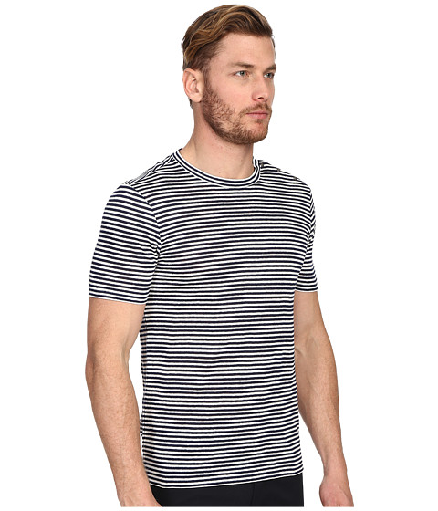 THE KOOPLES Sport Striped Linen Jersey Tee Shirt