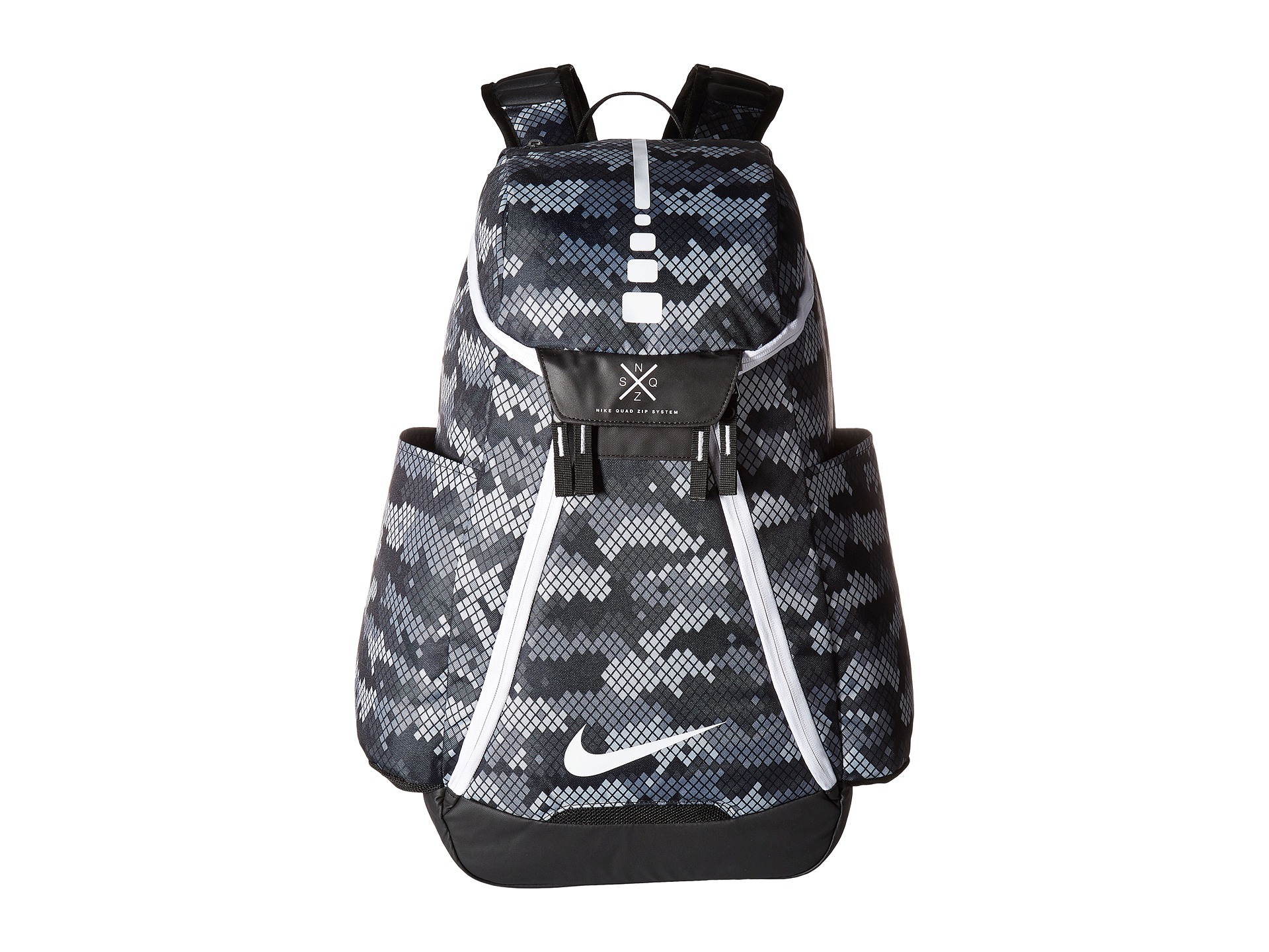 Nike Hoops Elite Max Air Backpack Team Grey/Black/White - www.bagsaleusa.com Free Shipping BOTH Ways