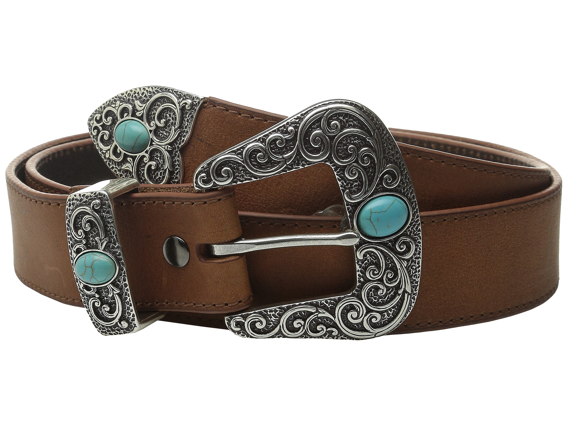Ariat Turquoise Stone Belt at Zappos.com