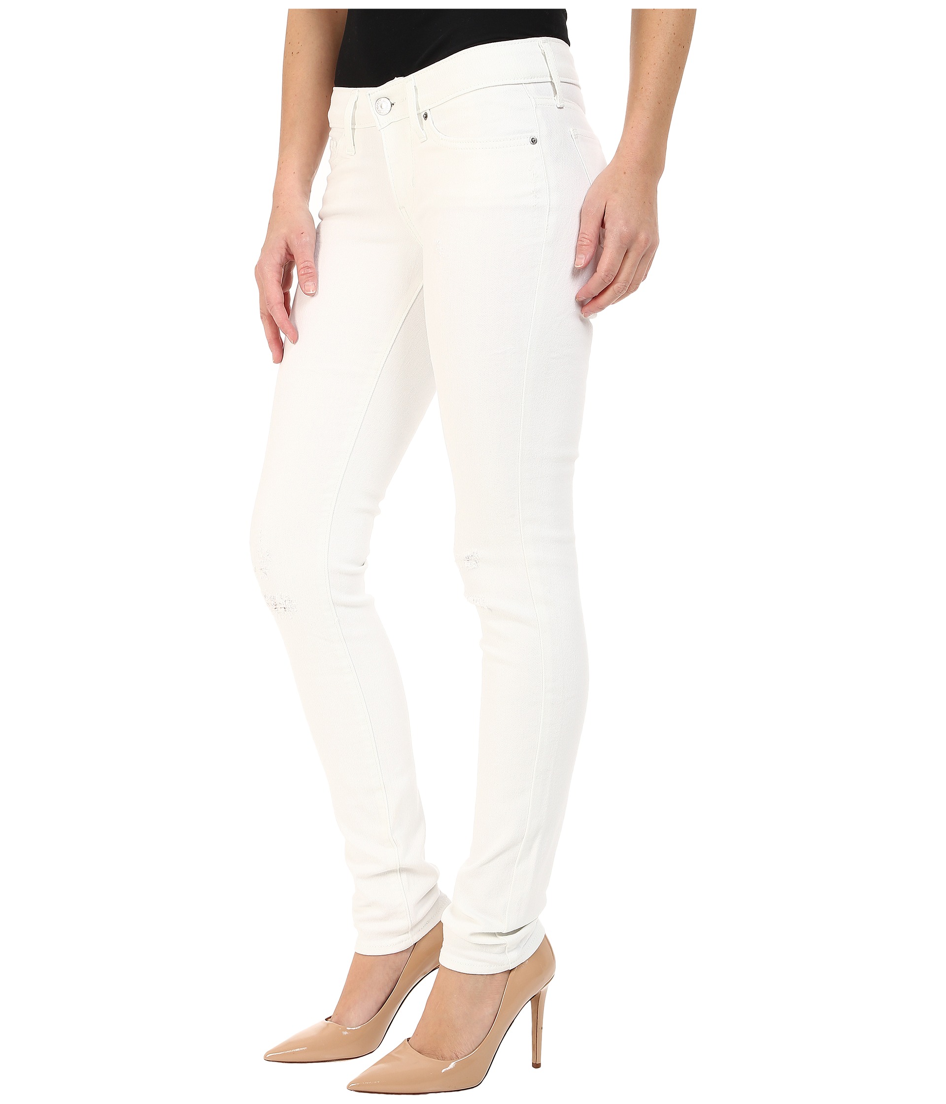 levi's 711 skinny white