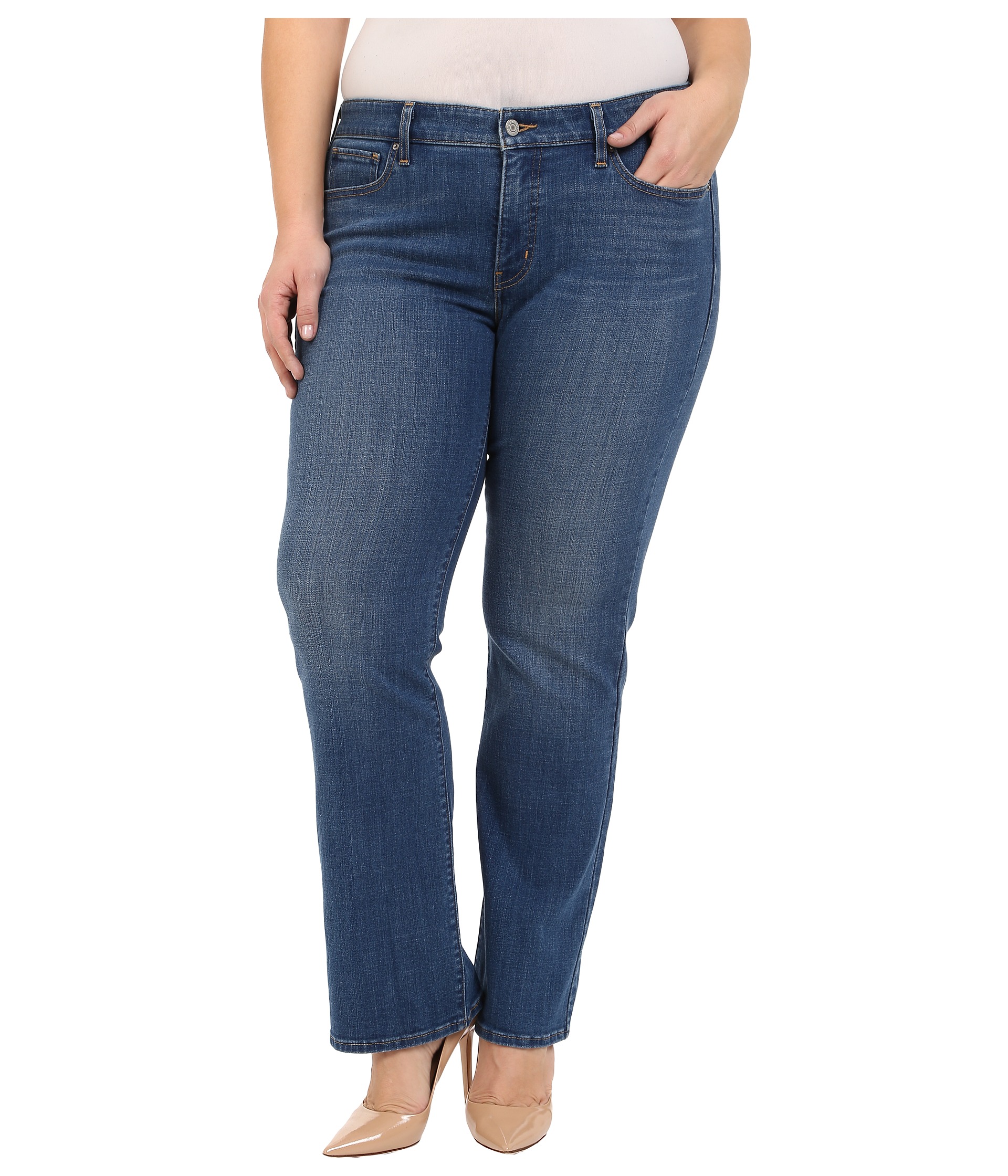 Levi's® Plus Plus Size 415 Relaxed Bootcut - Zappos.com Free Shipping ...