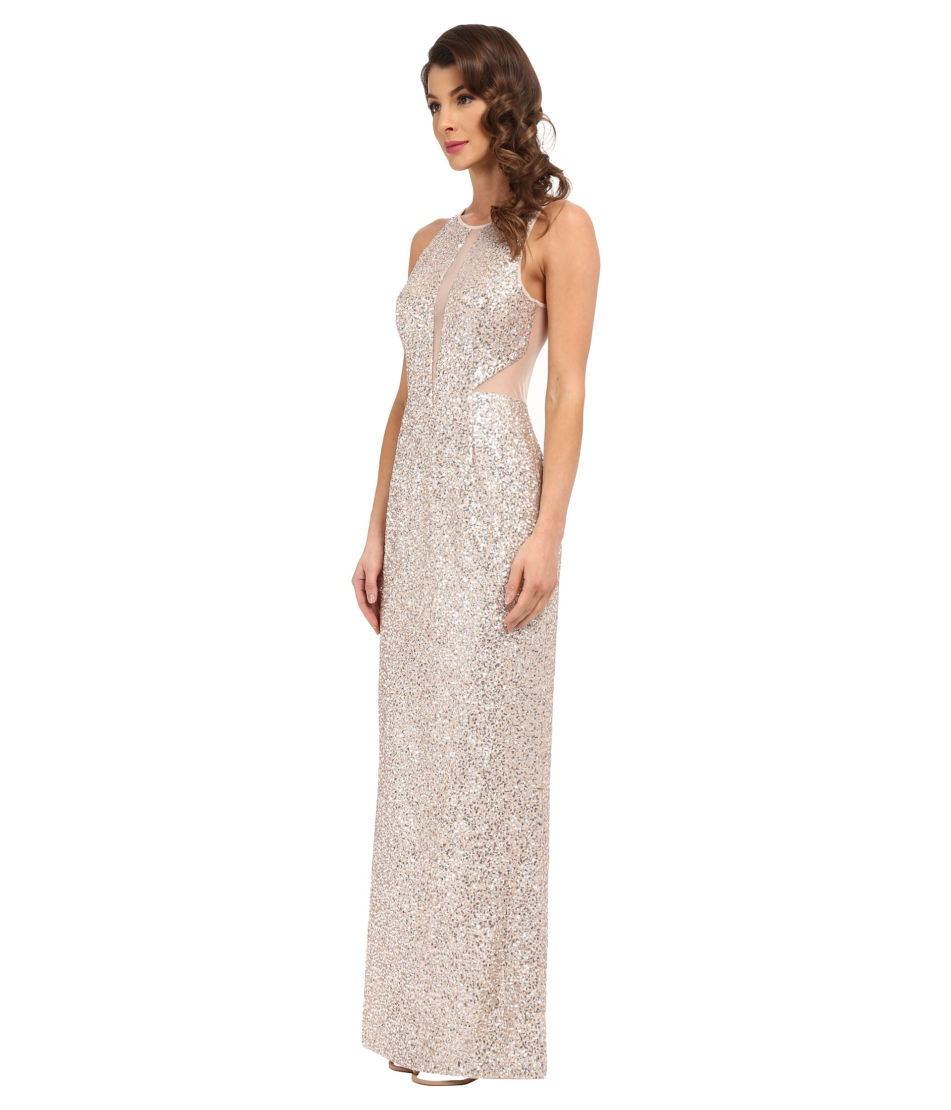 aidan mattox column gown