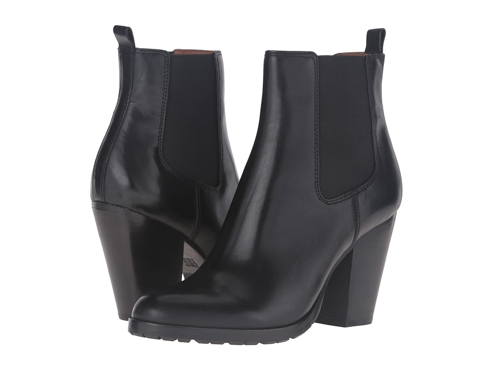 Frye Tate Chelsea (Black Smooth Veg Calf)