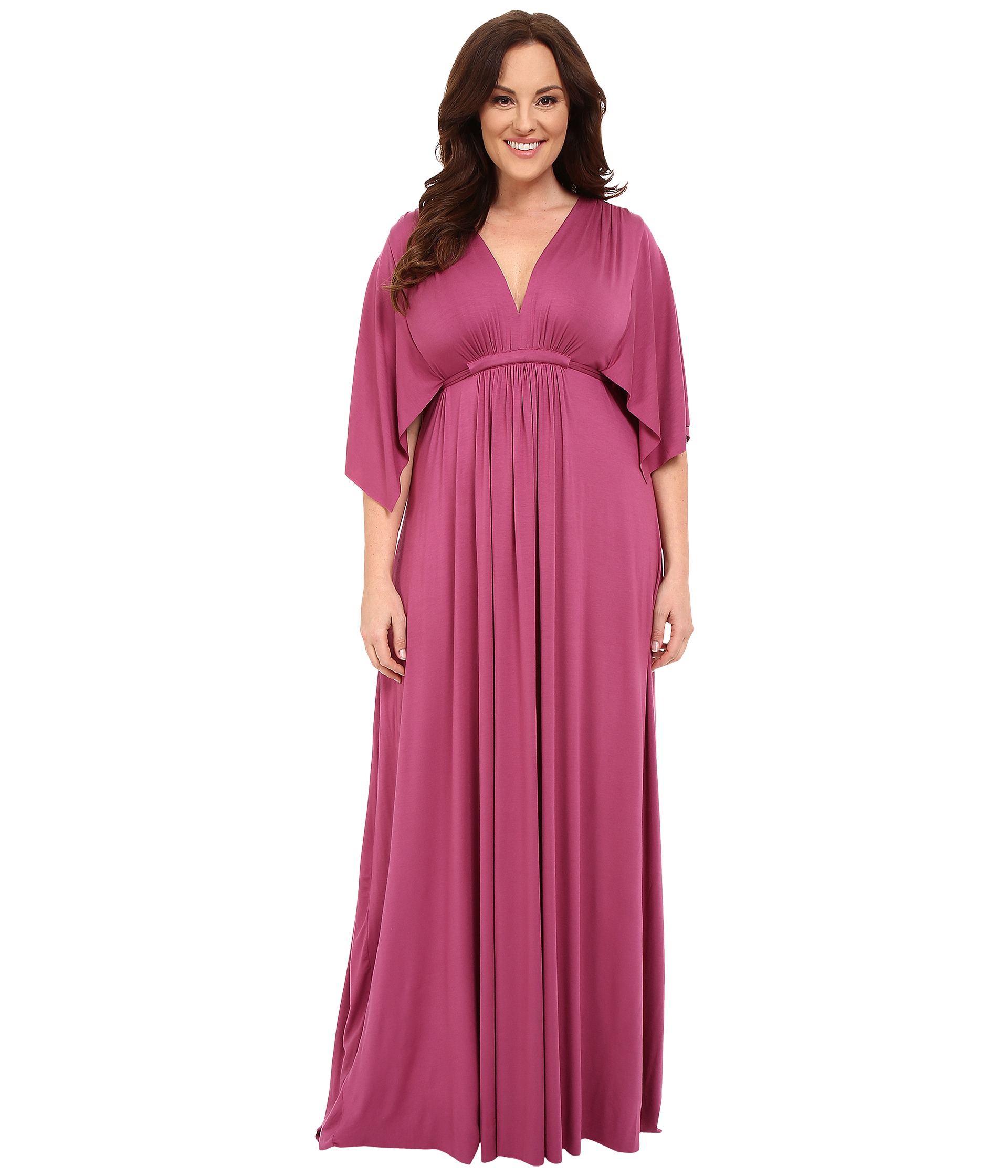 Rachel Pally Plus Plus Size Long Caftan Dress Vino - Zappos.com Free ...