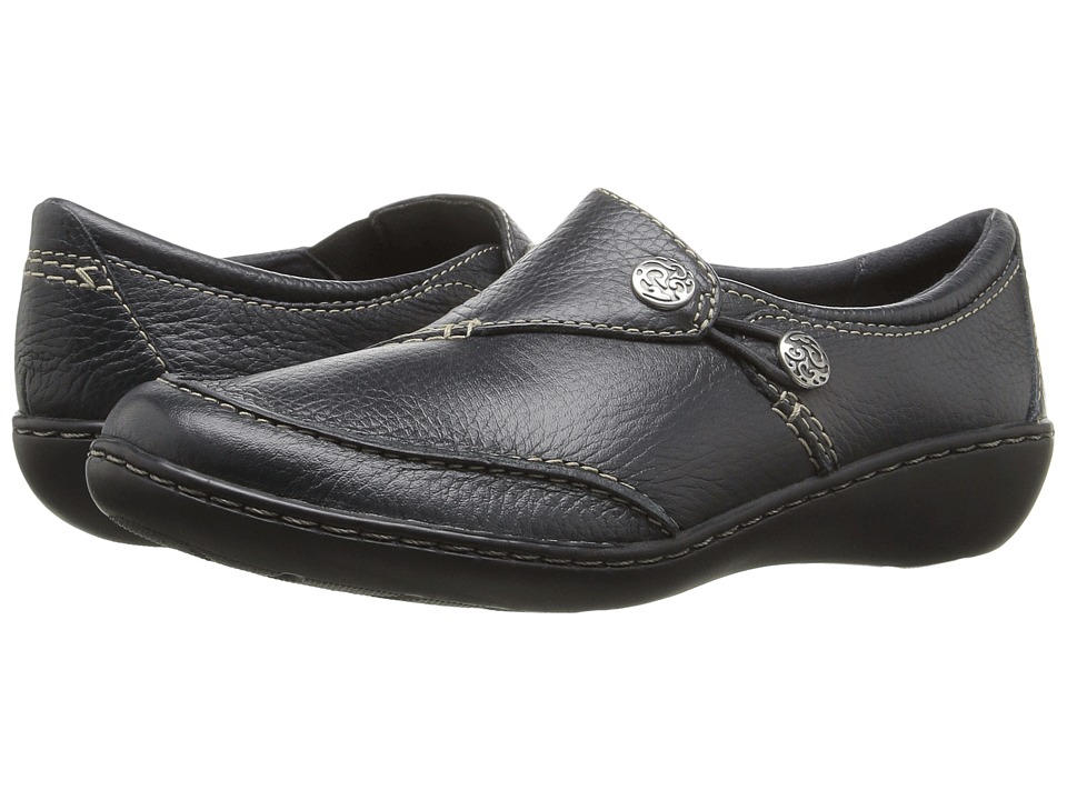 Clarks Ashland Lane Q (Navy) Women's Shoes