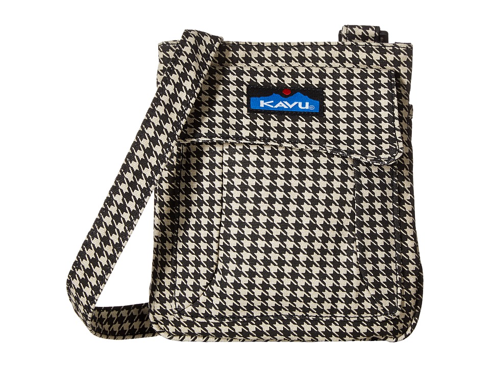 KAVU - Mini Keeper (Houndstooth) Cross Body Handbags
