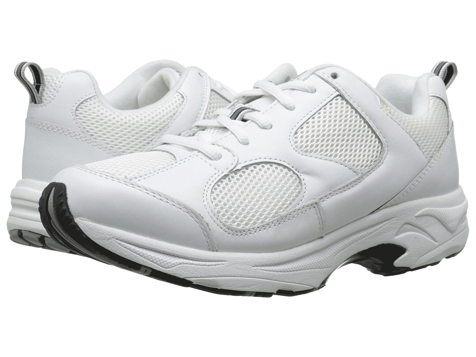 Drew Flash II (White Leather/White Mesh) Women's Shoes