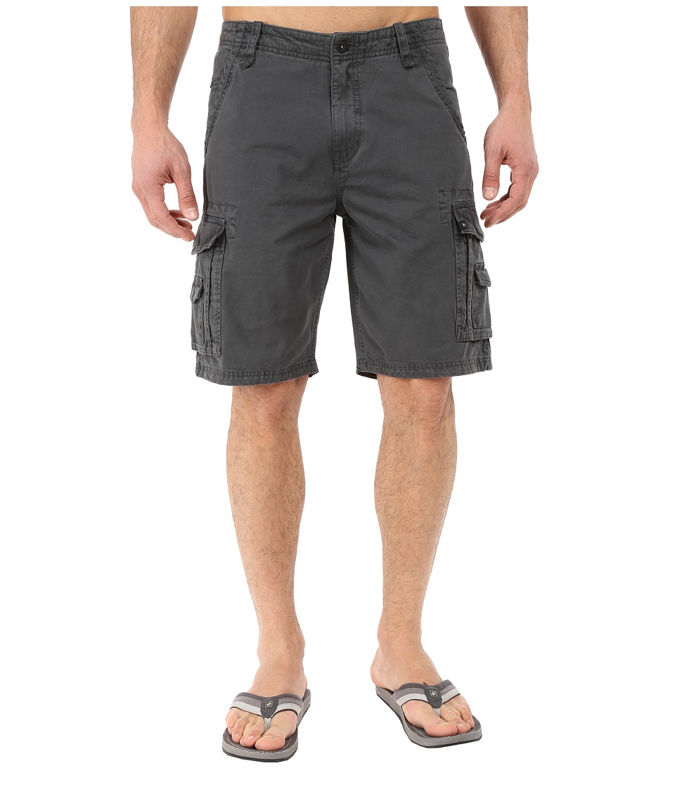 charcoal grey cargo shorts